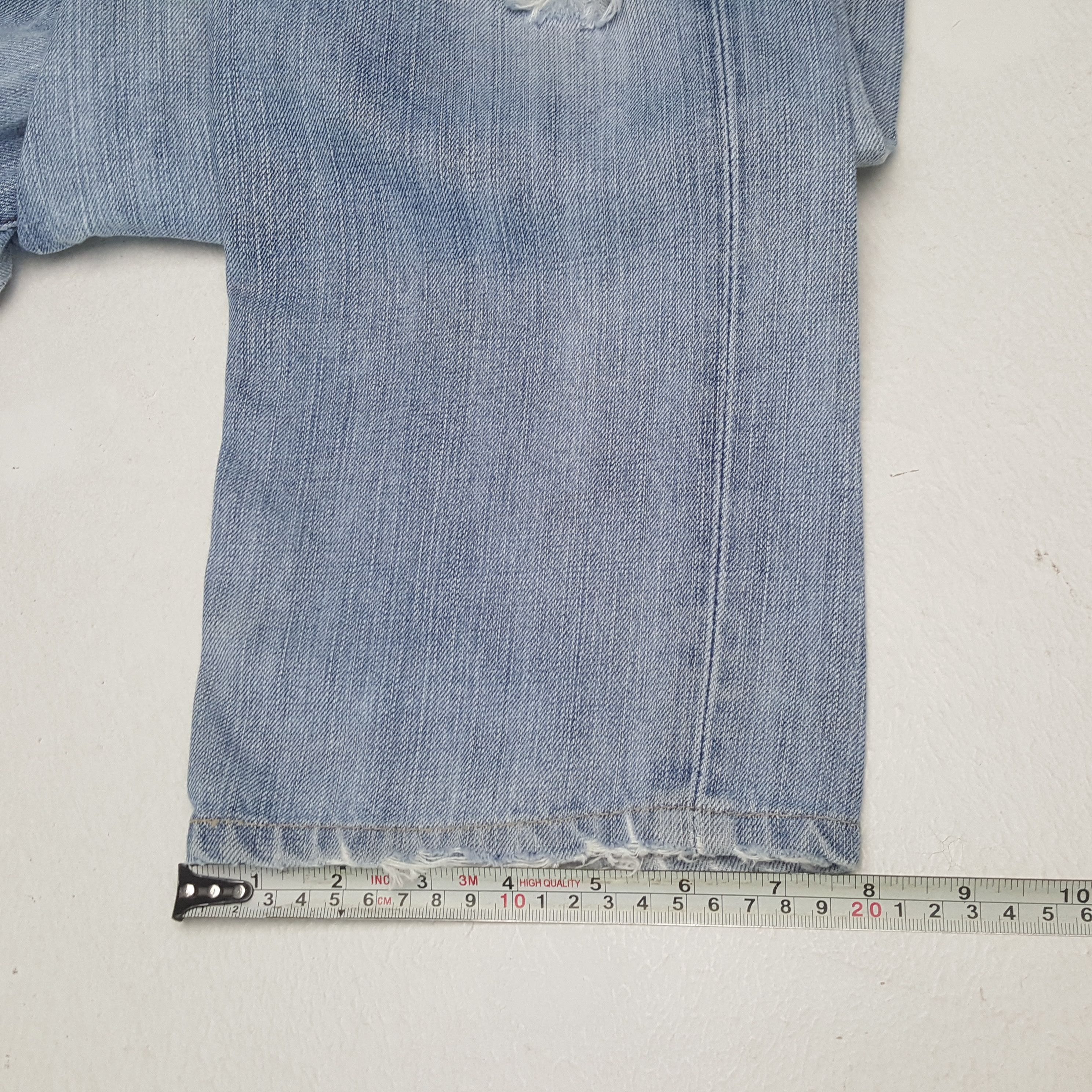Edwin × Vintage Vintage EDWIN American Punk Style Distressed Denim Jean Size US 28 / EU 44 - 11 Thumbnail
