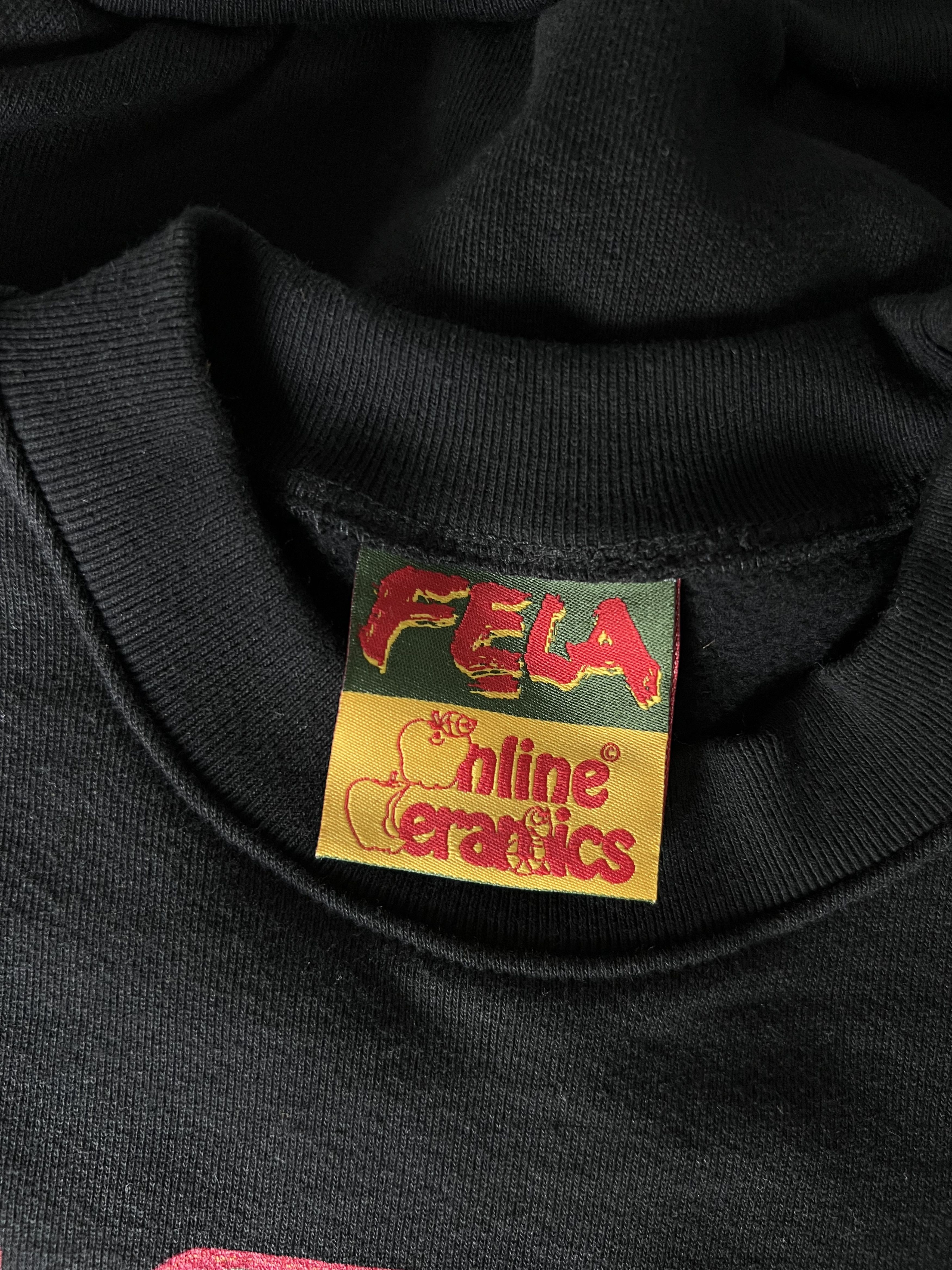 Online Ceramics Online Ceramics Fela Kuti Puff Puff Pass Crewneck Sweatshirt Size US S / EU 44-46 / 1 - 4 Thumbnail