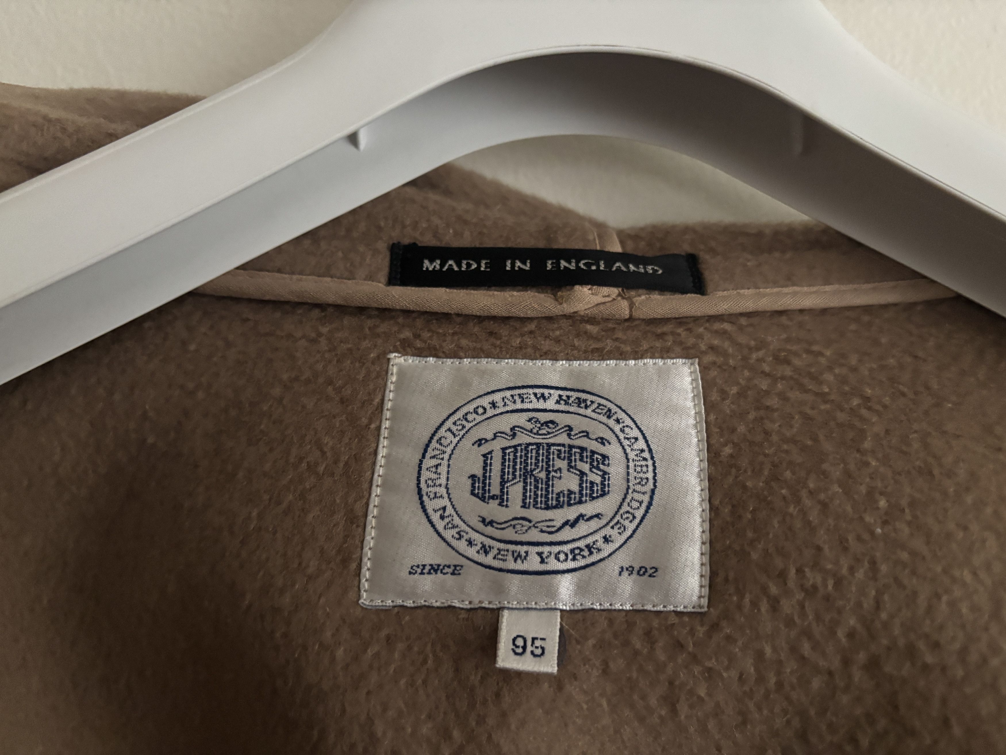 Gloverall J. Press Duffle Coat England Tan Wool Overcoat - 38/ Medium Size US M / EU 48-50 / 2 - 7 Thumbnail