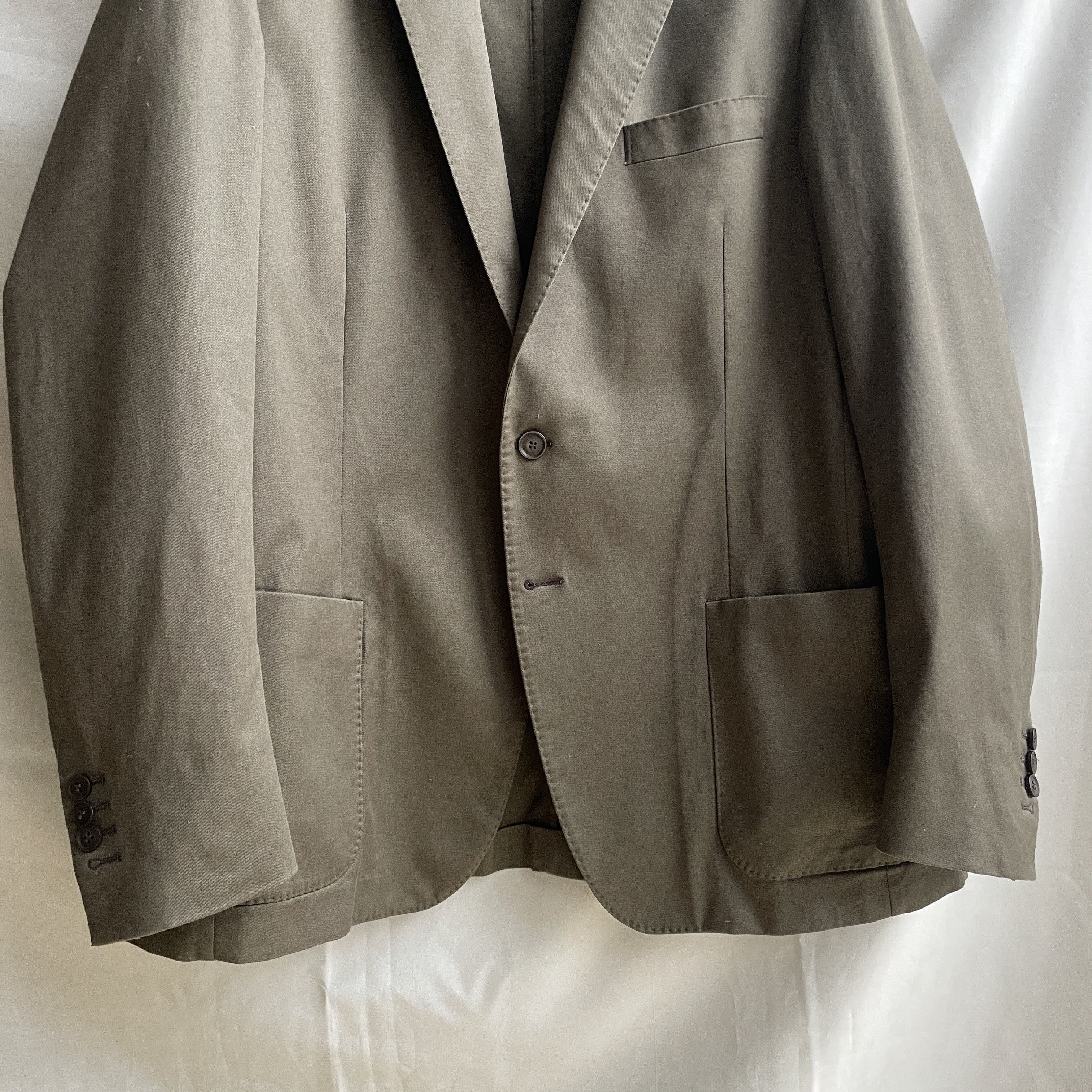 Boggi Boggi Milano Unlined Cotton Blazer Size EUR 56 Size 46R - 5 Thumbnail