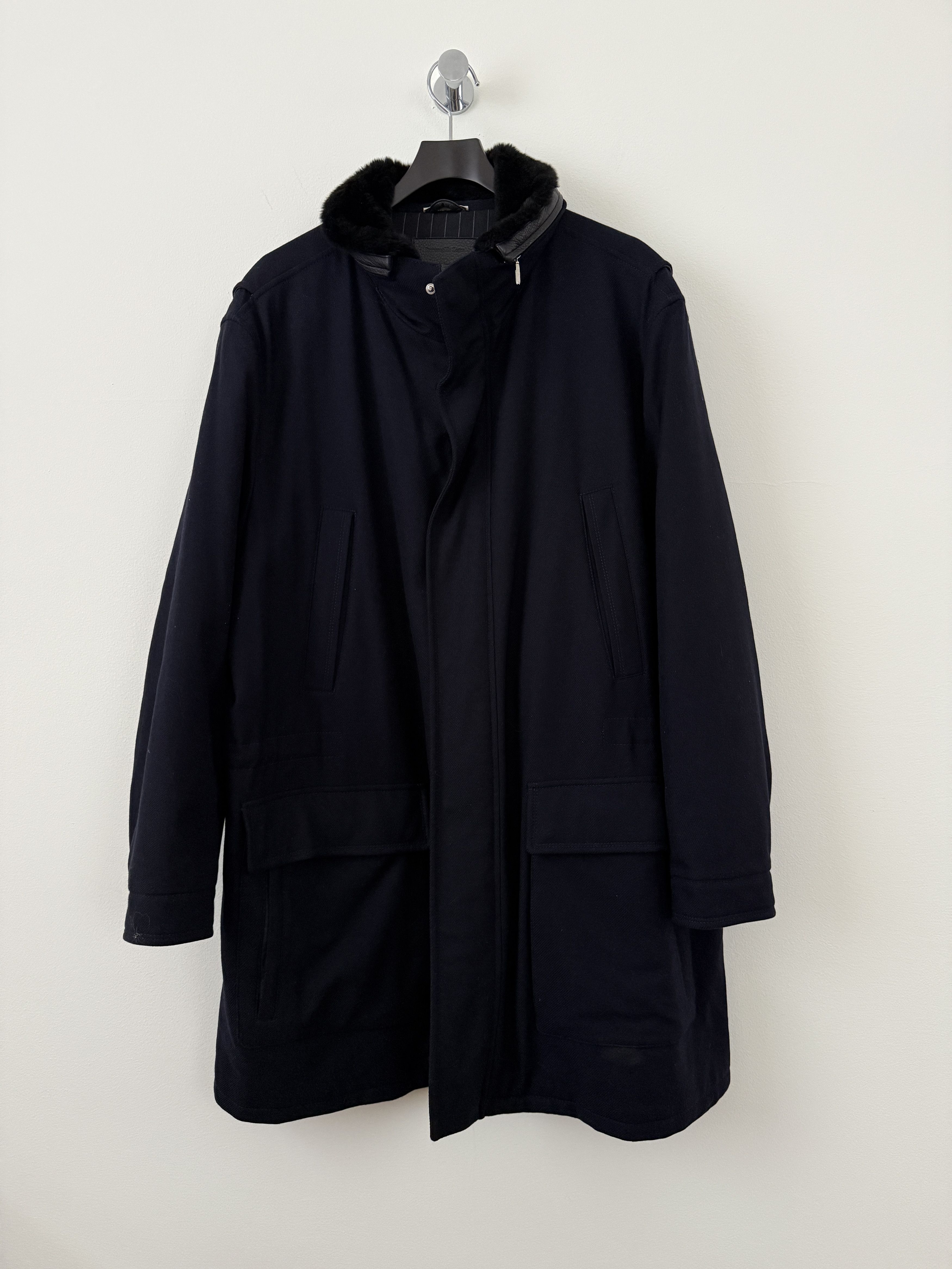 Ermenegildo Zegna Elements Baby Cashmere Long Coat Size US XL / EU 56 / 4 - 1 Thumbnail