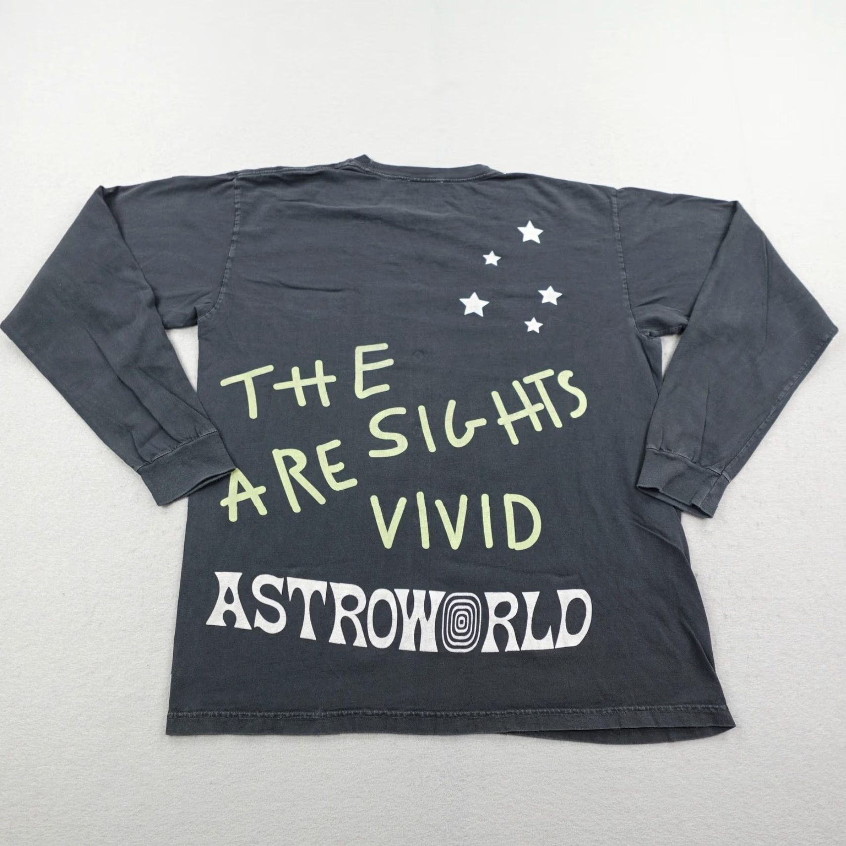 Travis Scott Astroworld Shirt Mens Large Black Enjoy The Ride T-Shirt Hip Hop Concert Skull Graphic Print Crew Neck Long Sleeve” Size US L / EU 52-54 / 3 - 5 Thumbnail
