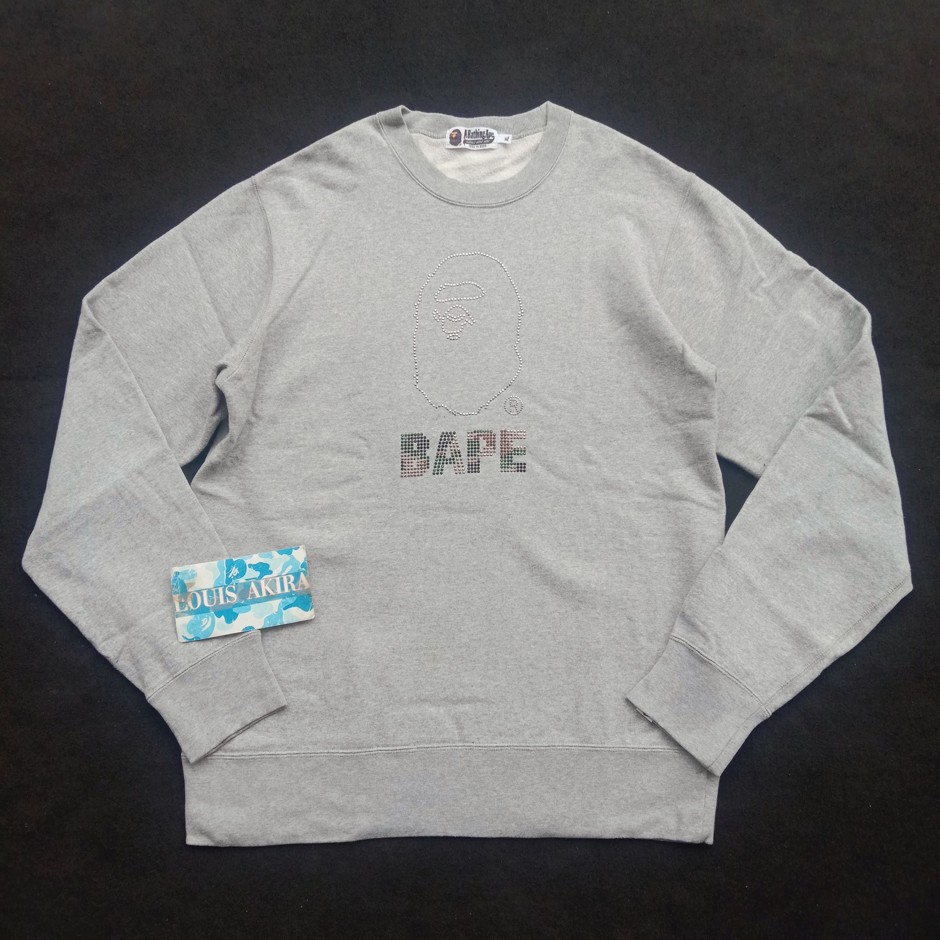 Bape Bape Swarovski Crewneck Size US XL / EU 56 / 4 - 1 Thumbnail