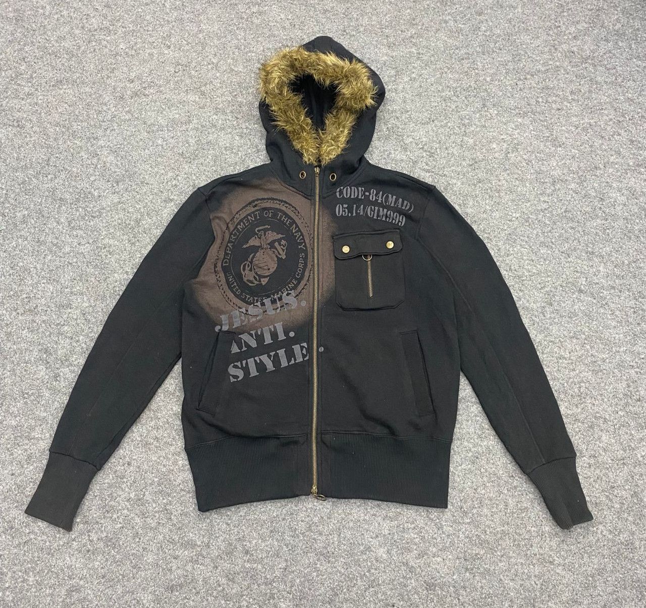 Hysteric Glamour 💥Vintage Center Clease Jesus Anti Style Hoodies Size US M / EU 48-50 / 2 - 1 Thumbnail