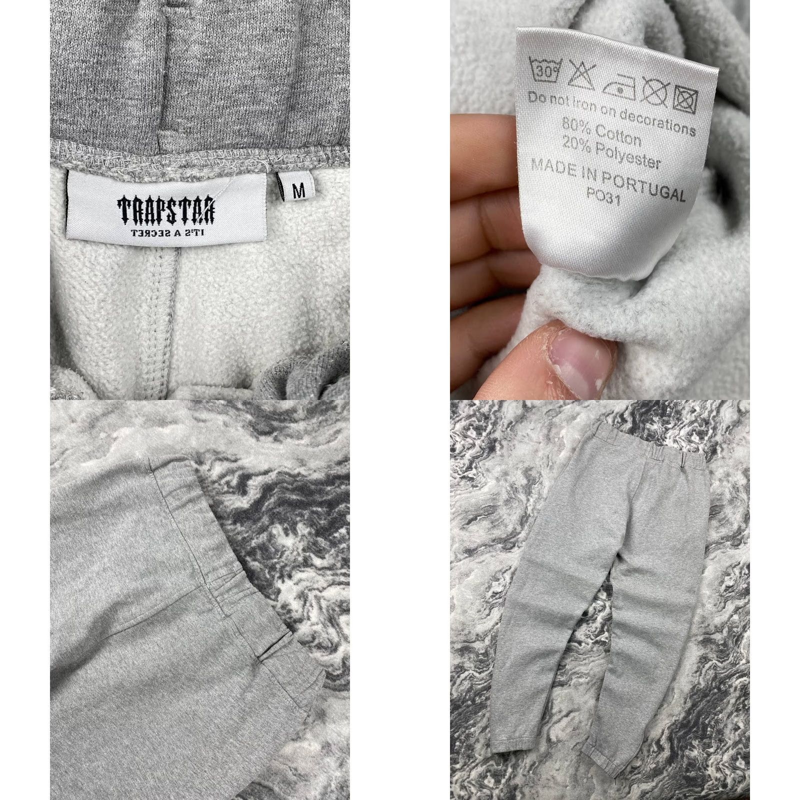 Vintage Trapstar London Tracksuit Hoodie And Pants Big Logo Drill Men Size M Gray Size US M / EU 48-50 / 2 - 10 Thumbnail