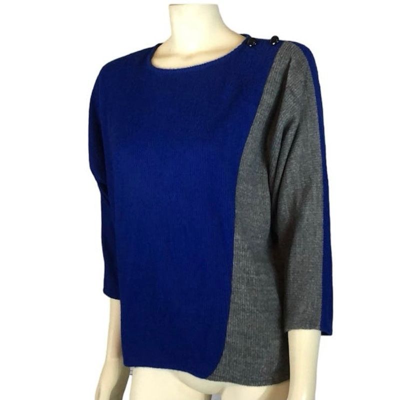 Vintage Vintage 80s A. Venti Paris Wool blend sweater Size S / US 4 / IT 40 - 3 Thumbnail