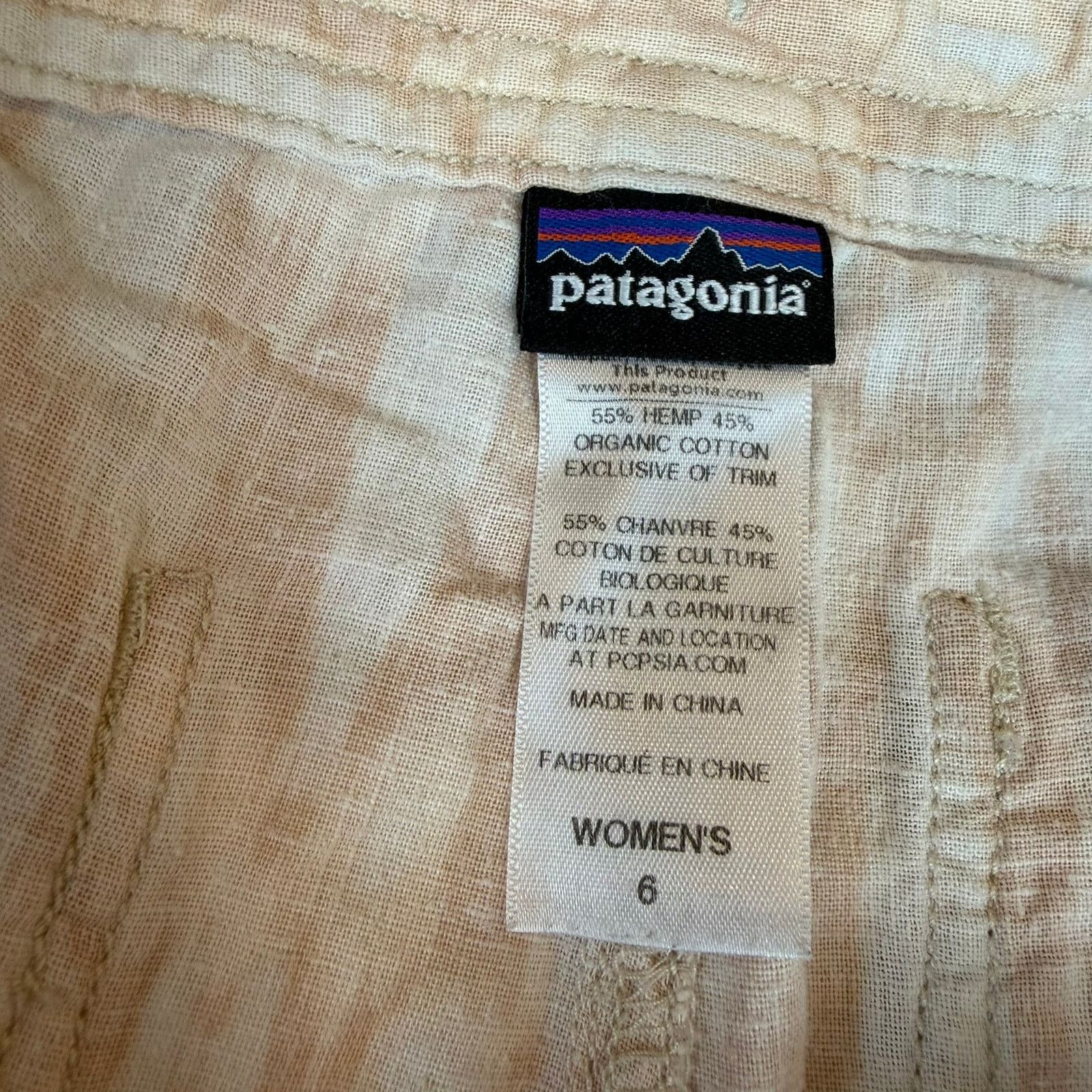 Patagonia Patagonia Women's Ikat Hemp Pants – Size 6 Size 28" / US 6 / IT 42 - 3 Thumbnail
