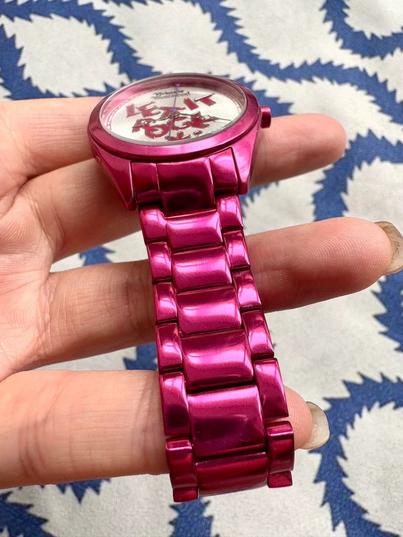 Vivienne Westwood Vivienne Westwood Vintage Let it rock Electric Pink Watch Size ONE SIZE - 5 Thumbnail