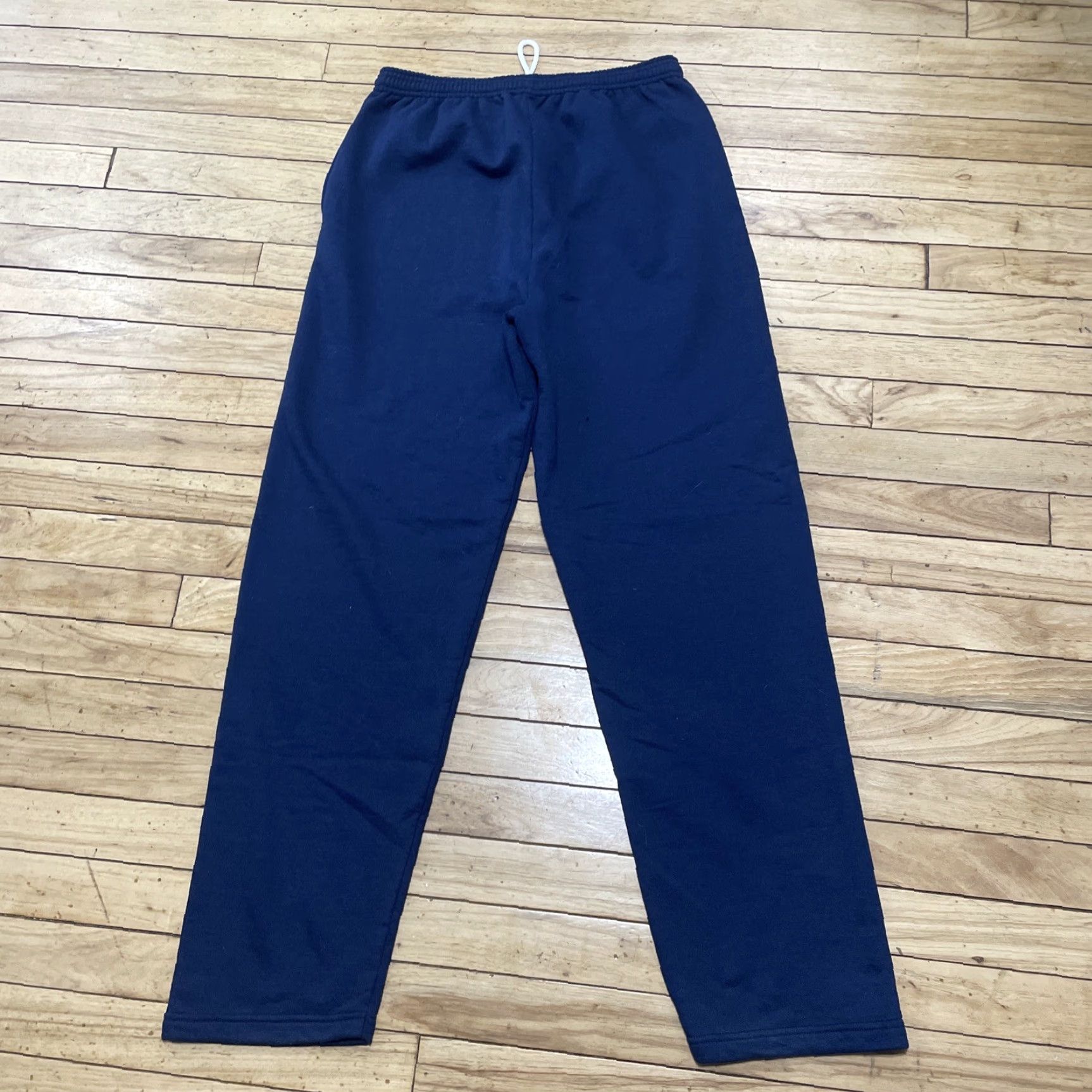 Hanes VINTAGE Hanes Sweatpants Men L Blue Joggers 90s Sports Casual Comfort Size US 33 - 2 Thumbnail