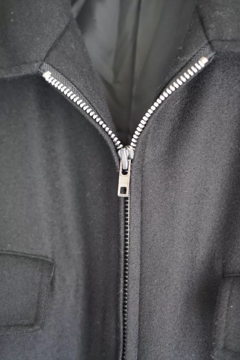 Yohji Yamamoto Yohji Yamamoto Yohji Yamamoto Black Zip Coat for Men Size US M / EU 48-50 / 2 - 3 Thumbnail
