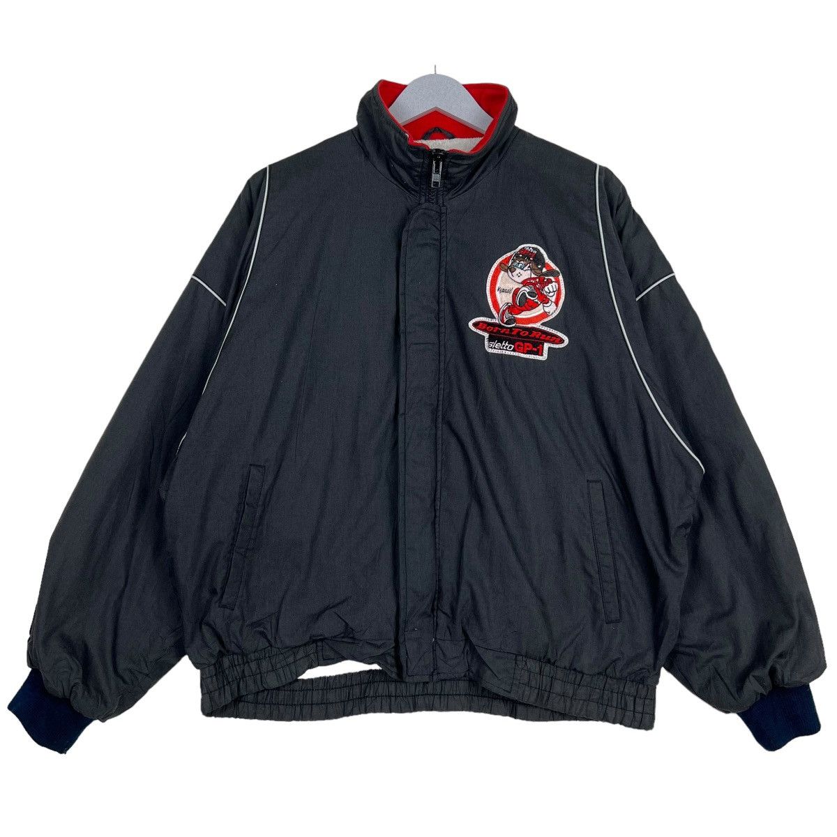 All Sport 🔥 VINTAGE BEN JOHNSON BORN TO RUN BOMBER JACKET Size US M / EU 48-50 / 2 - 2 Thumbnail