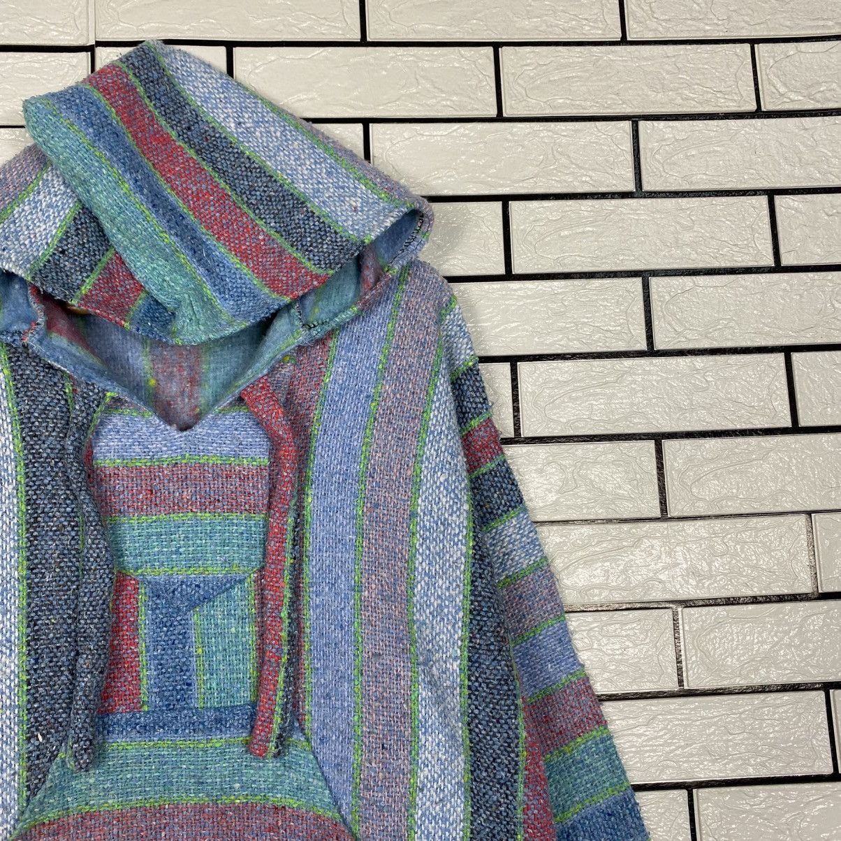 Japanese Brand Vintage Anorak Hoodie Wool Jacket Molina Striped Design Size US S / EU 44-46 / 1 - 7 Thumbnail