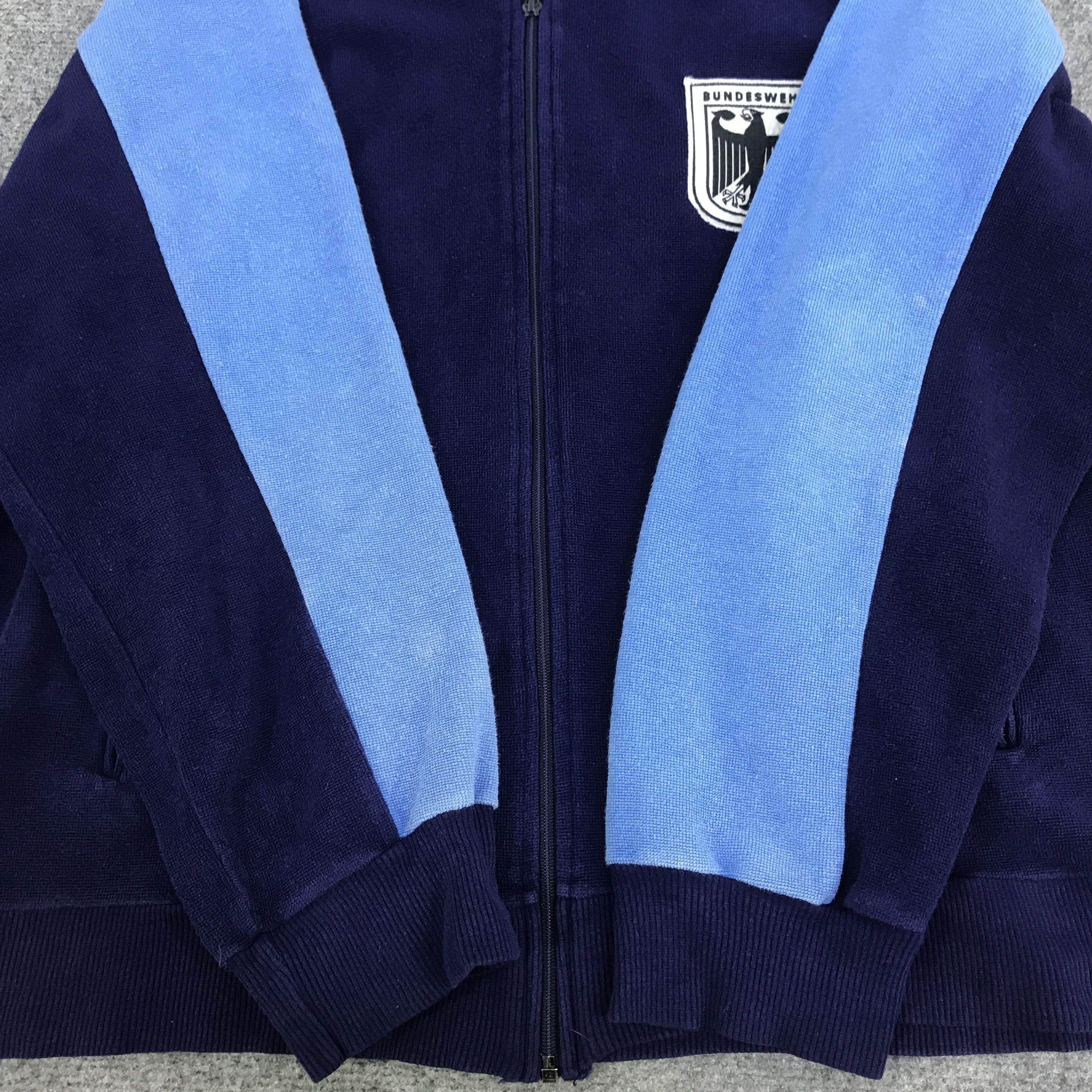Japanese Brand Vintag Bundeswehr gebr. haux sweater jacket K98B19 Size US L / EU 52-54 / 3 - 8 Thumbnail