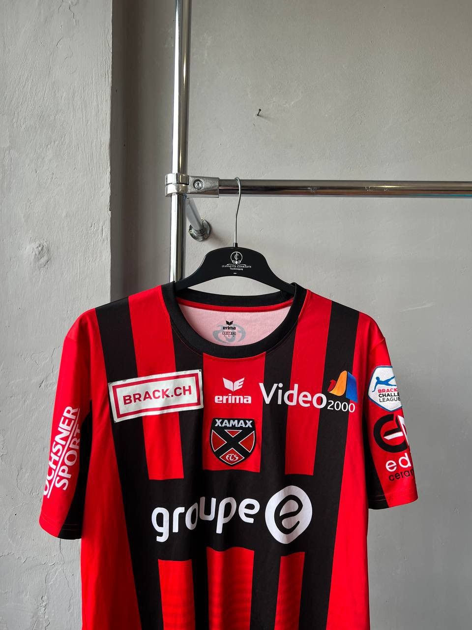 Erima 2016/17 NEUCHATEL XAMAX HOME SOCCER JERSEY FOOTBALL SHIRT L Size US L / EU 52-54 / 3 - 3 Thumbnail