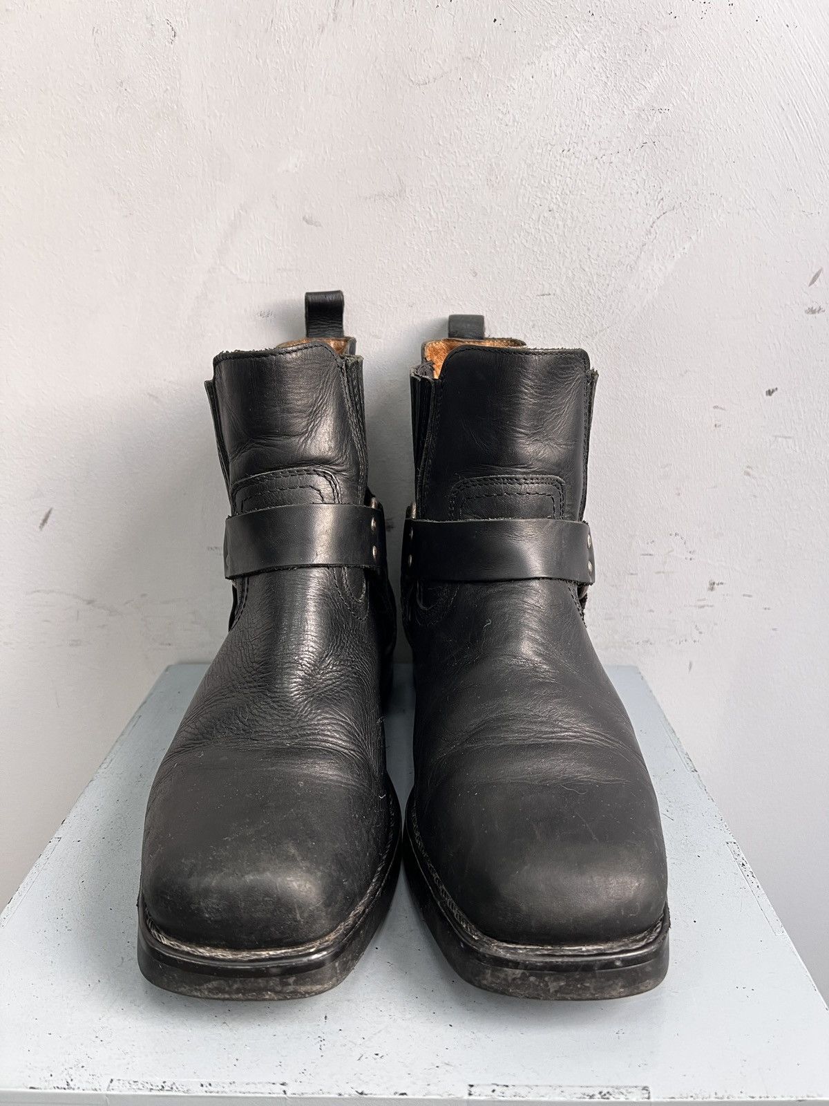 Wrangler Wrangler Black Leather Boots moto hype avant garde Size US 10 / EU 43 - 5 Thumbnail