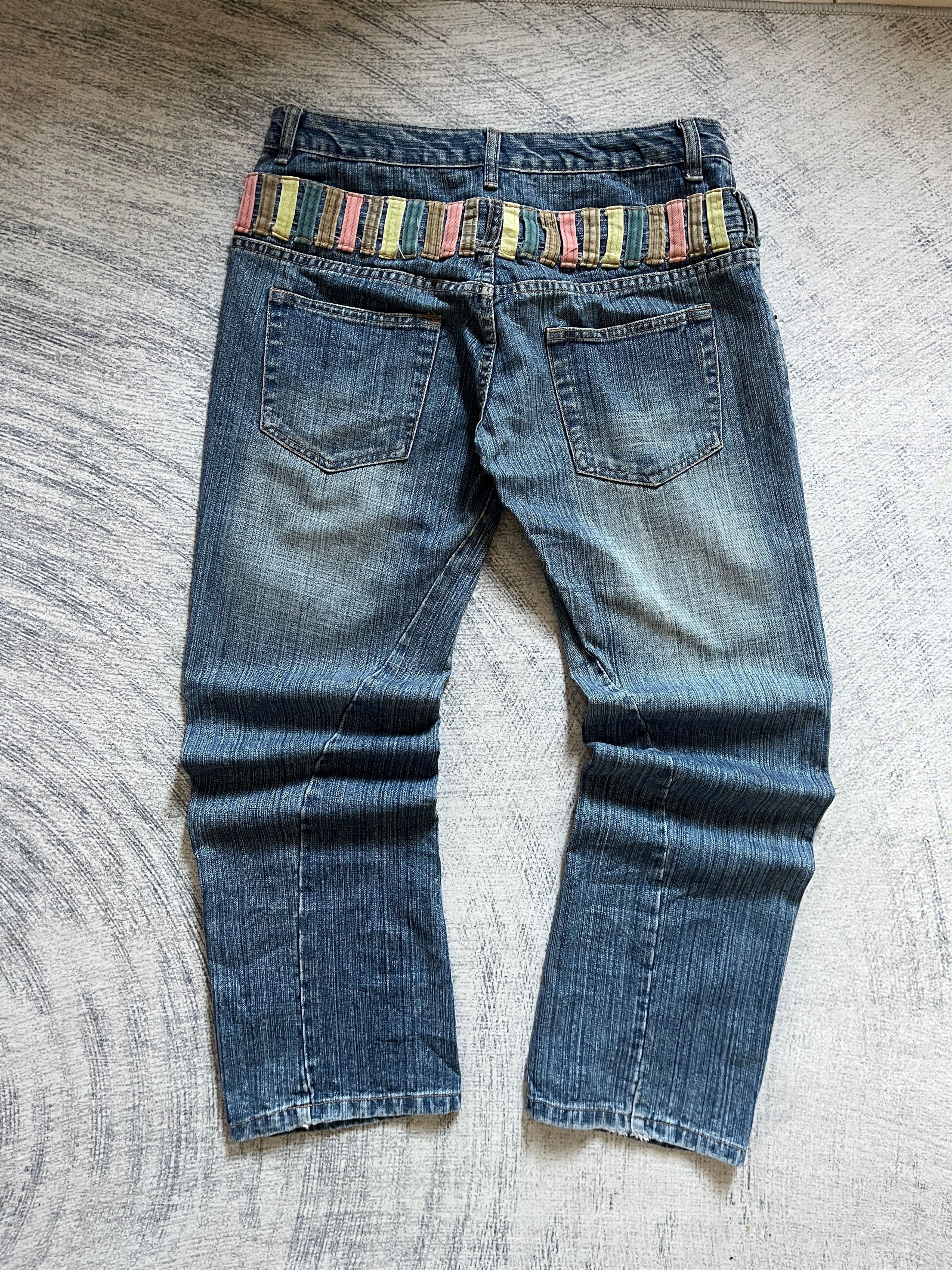 Japanese Brand AFT Jeans Double Waisted Denim Pants Size 32" / US 10 / IT 46 - 2 Thumbnail