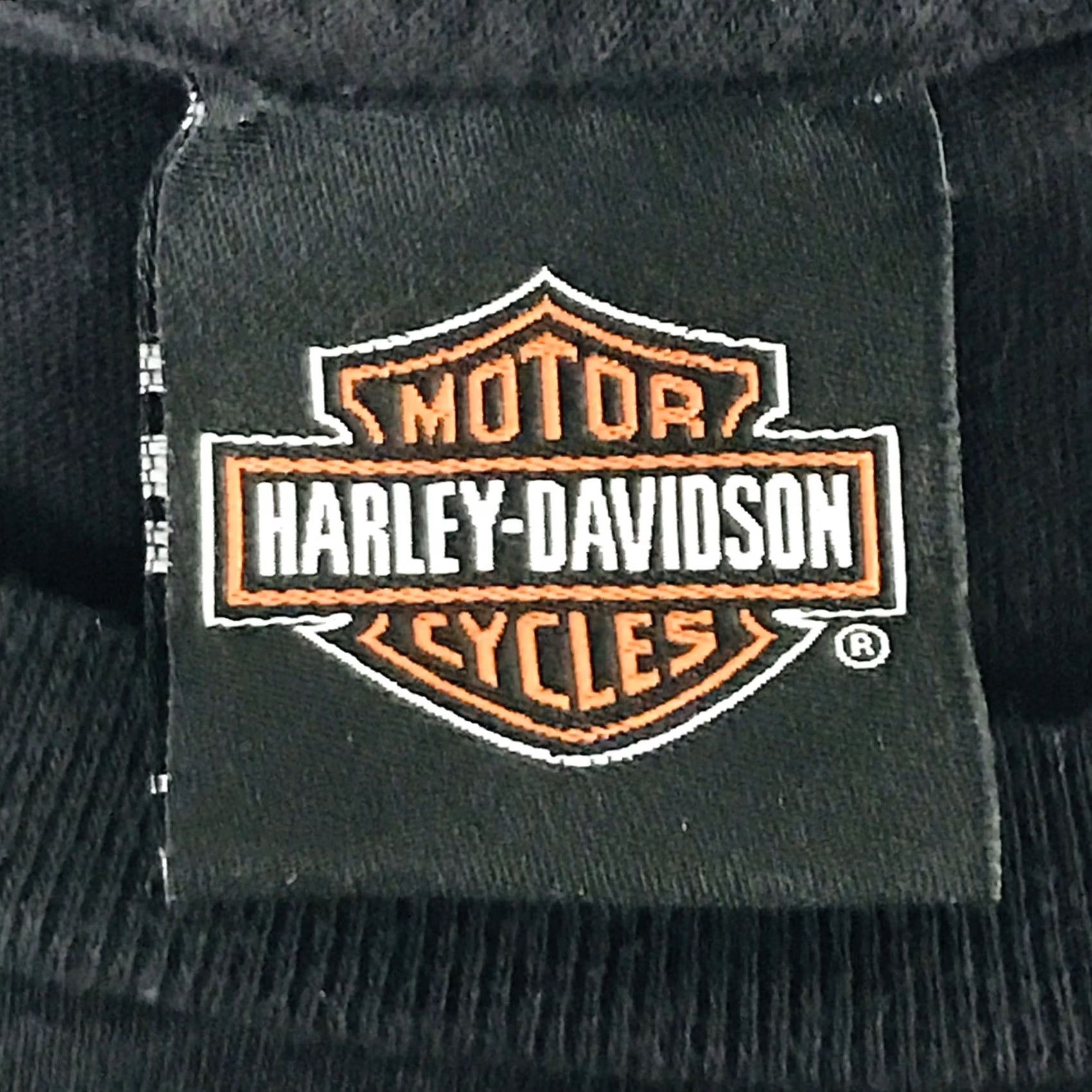 Harley Davidson Harley-Davidson Men T-Shirt XXL Black Crew Neck Short Sleeve USA American Flag Graphic Double-Sided 2XL USA Harley Davidson Motorcycle Logo Size US XXL / EU 58 / 5 - 3 Thumbnail