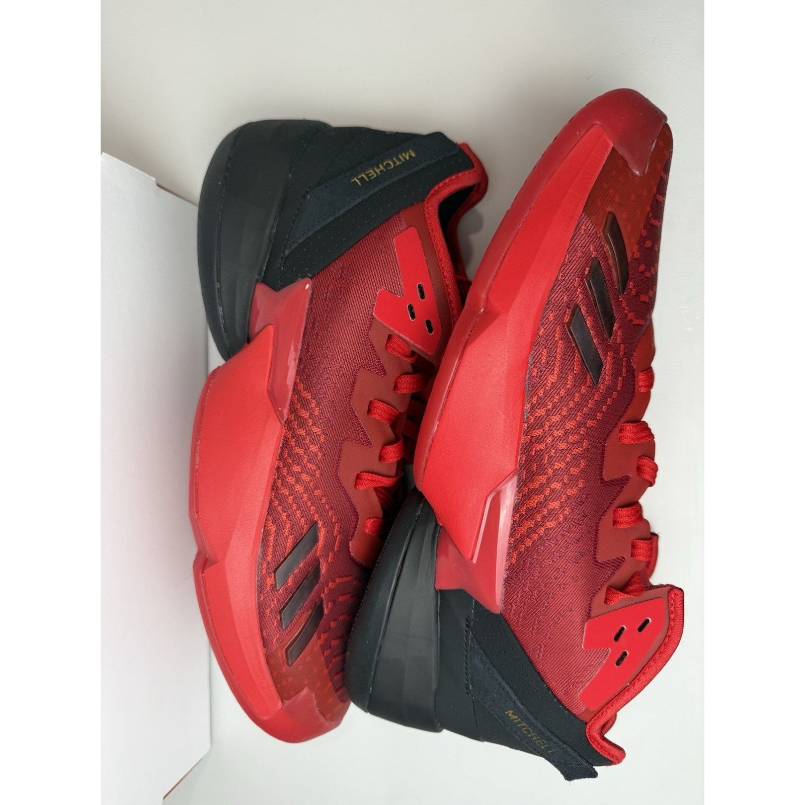 Adidas Red/Black Adidas D.O.N . Issue 4 Size US 12 / EU 45 - 1 Thumbnail