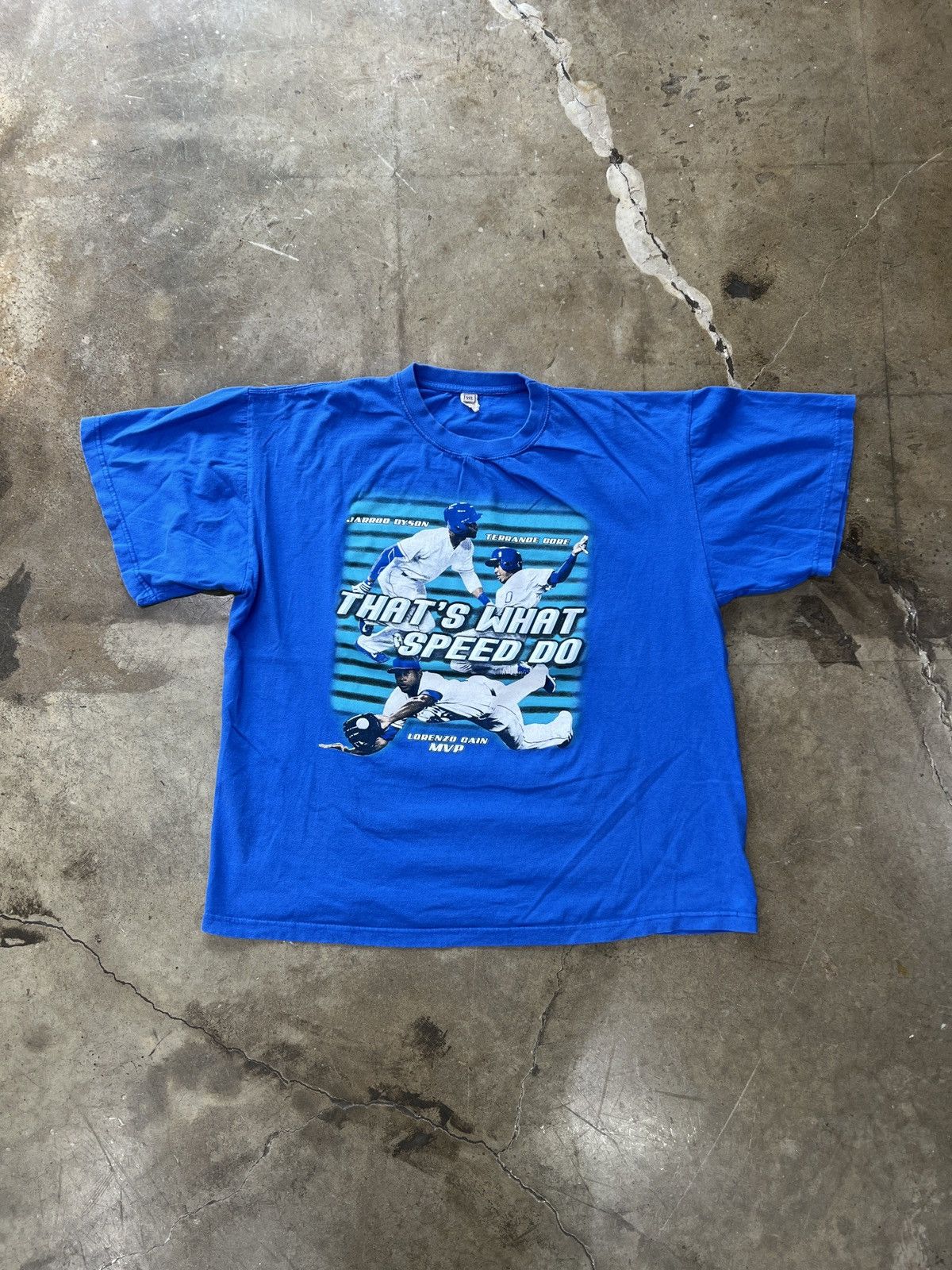 MLB × Vintage Jarrod Dyson Terrance Gore Lorenzo Gain MVP Tee 3XL Size US XXL / EU 58 / 5 - 2 Thumbnail