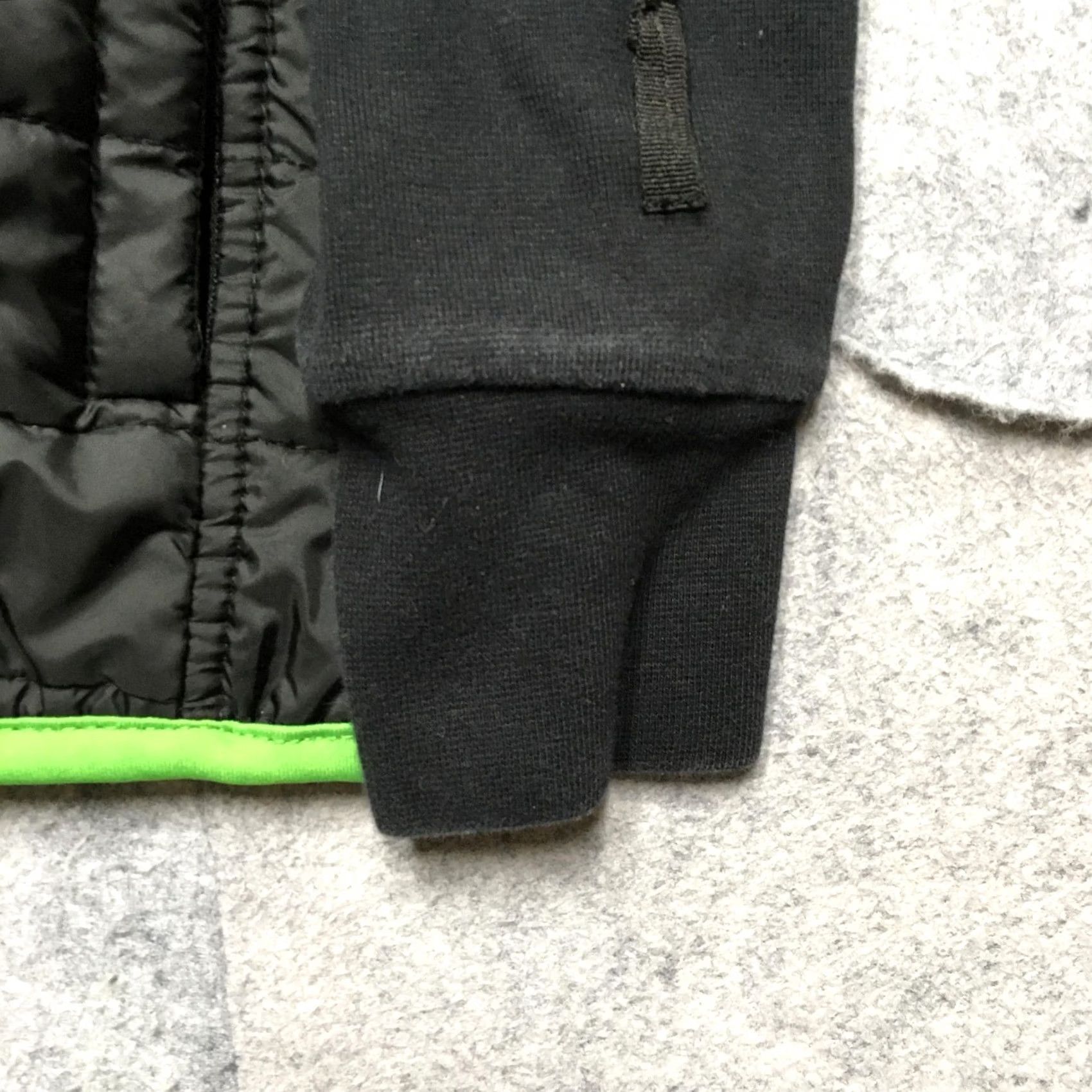 Vintage Kawasaki Jacket Mens M Black Green Quilted Liner Only Motorcycle Zip Z Size US M / EU 48-50 / 2 - 2 Thumbnail