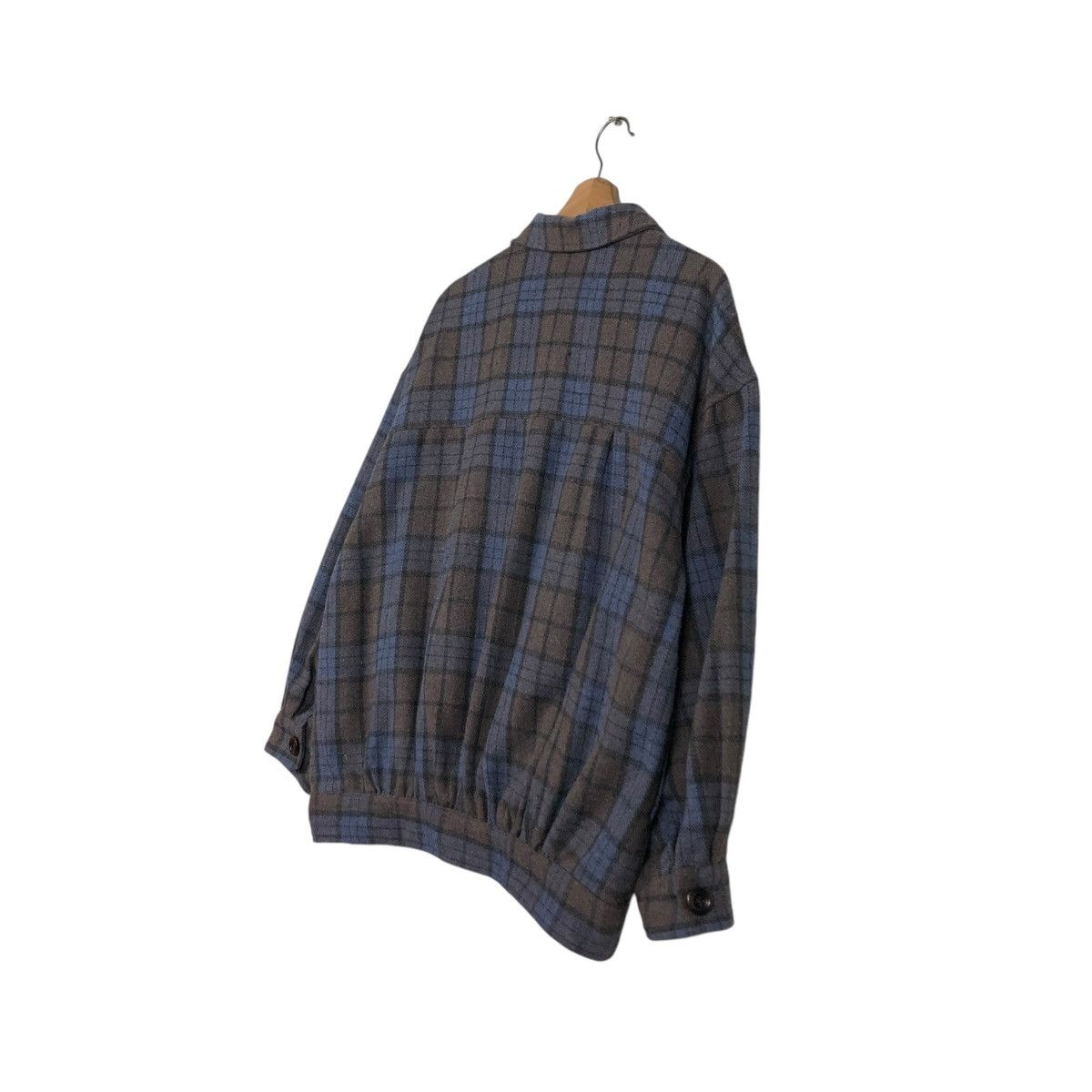 Flannel 🔥VINTAGE FLANNEL JACKET HEATHER TARTAN DESIGN ISSEY MIYAKE Size US M / EU 48-50 / 2 - 12 Thumbnail