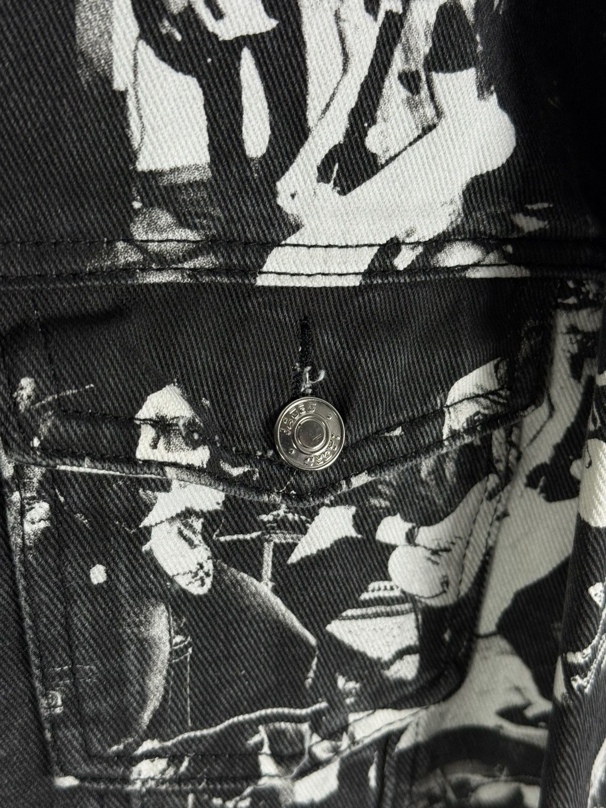 Jaded London Jaded London All Art Rock Band Jacket Denim Men’s Size S Size US S / EU 44-46 / 1 - 11 Thumbnail