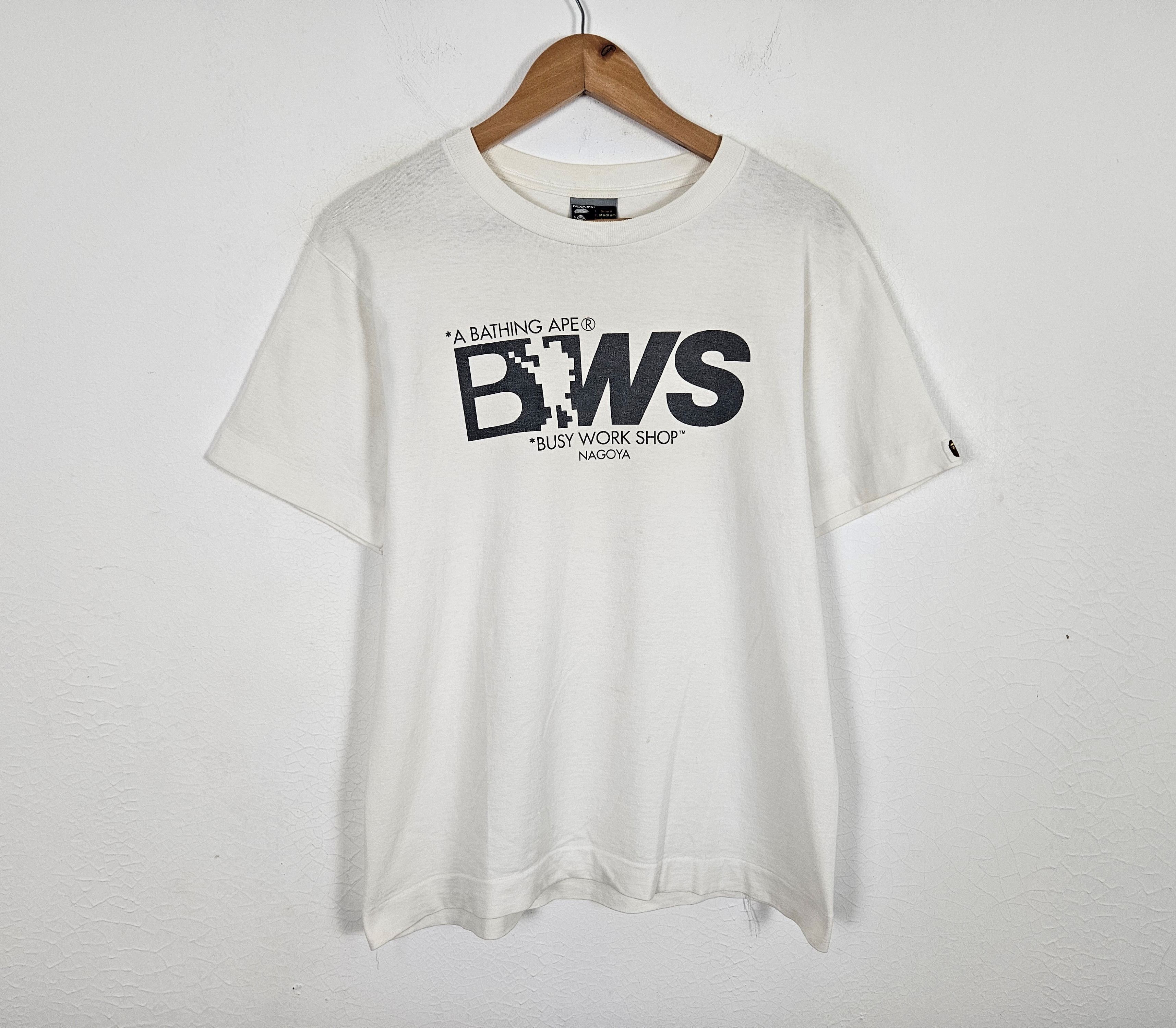Bape Vintage A Bathing Ape BAPE Busy Work shop Nagoya 90s shirt Size US M / EU 48-50 / 2 - 2 Thumbnail