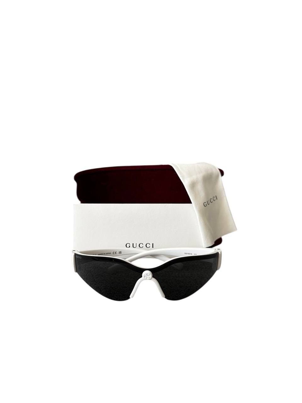 Gucci Gucci GG Interlocking G Shield Frame Sunglasses Size ONE SIZE - 4 Thumbnail