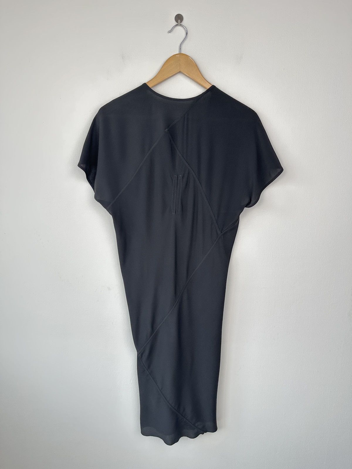 Rick Owens RICK OWENS S/S 20 Tecuatl V-Neck Cap Sleeve Silk Dress Size XS / US 0-2 / IT 36-38 - 2 Thumbnail