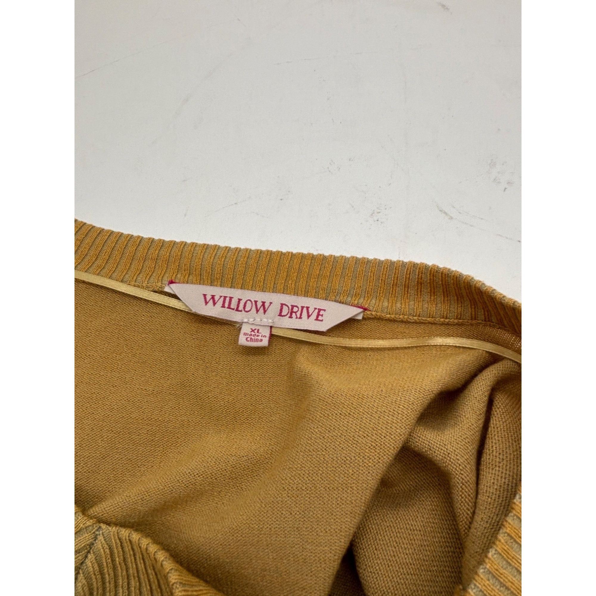 Other Willow Drive Dip-Dye Tie-Hem Top, Yellow, Sz. XL Size XL / US 12-14 / IT 48-50 - 7 Thumbnail