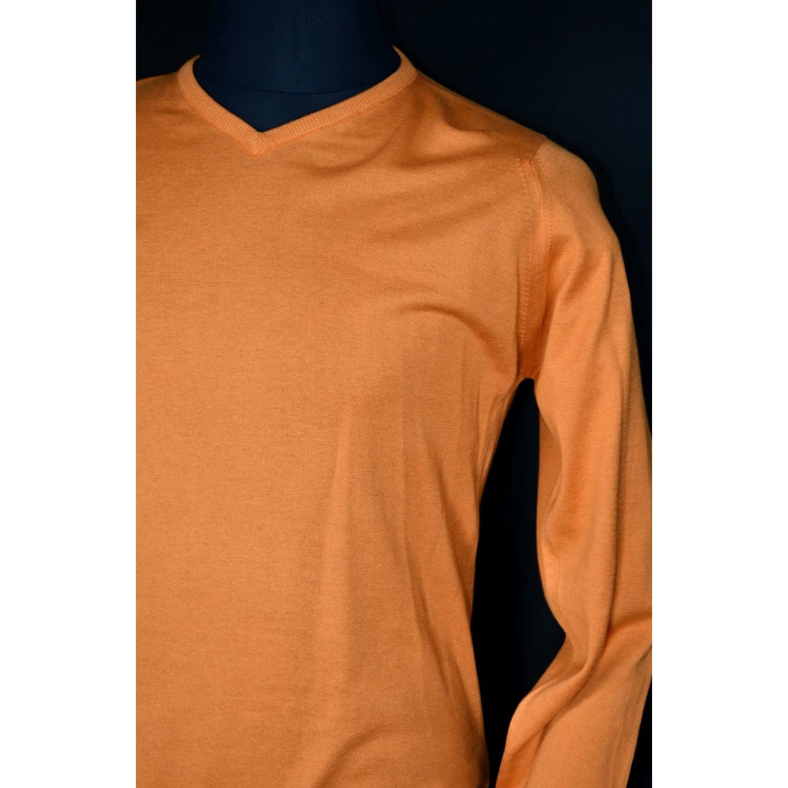 John Smedley John Smedley Nolan Pullover Shirt M Orange Cotton 100% Sea Island England Mens Casual Batwing? Size US M / EU 48-50 / 2 - 5 Thumbnail