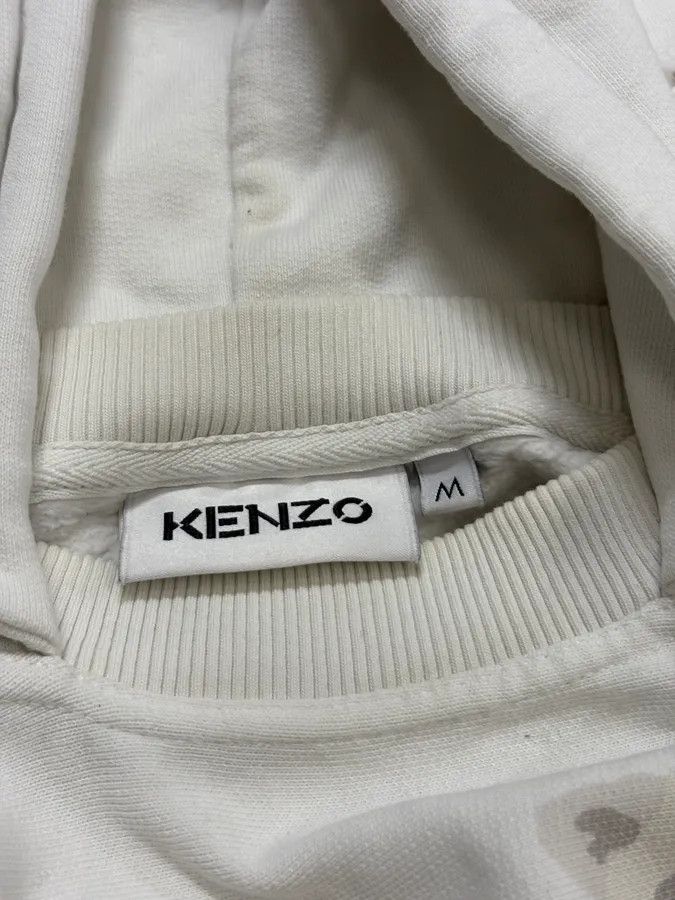 Kenzo FW2013 Kenzo Cream Cotton Polar Bear Hoodie Size US M / EU 48-50 / 2 - 8 Thumbnail
