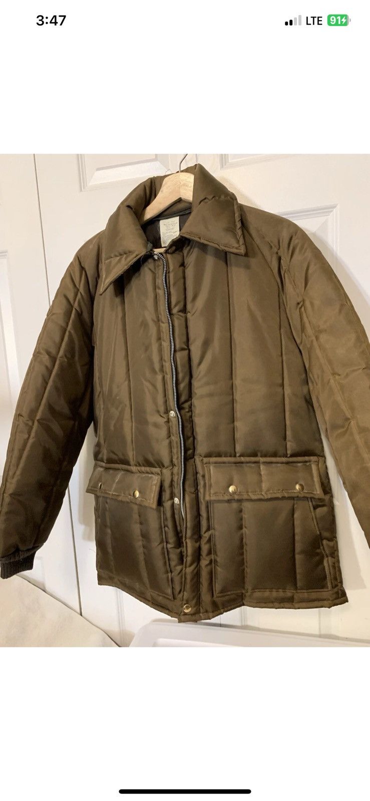 Other Vtg blizzard pruf mens sz M brown insulated outerwear Size US M / EU 48-50 / 2 - 9 Thumbnail