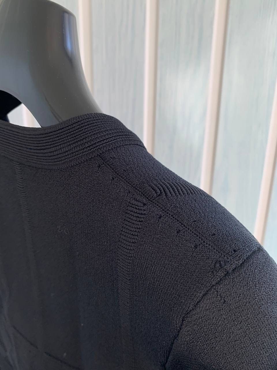 Designer × Scanlan Theodore Scanlan Theodore Black Crepe Knit Viscose & Polyamide Jacket Size S / US 4 / IT 40 - 17 Thumbnail