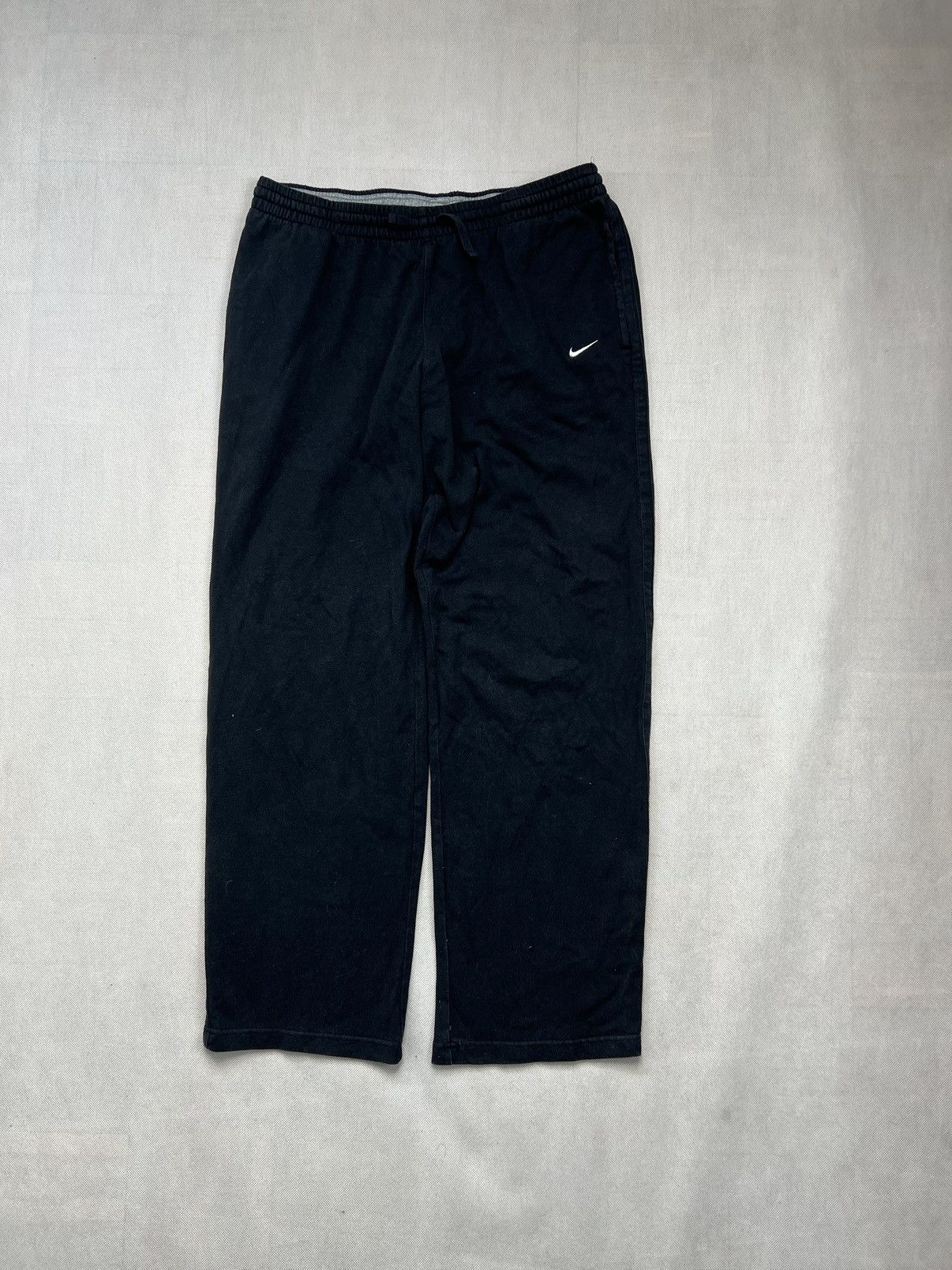 Nike × Vintage Pants Nike Small Logo Y2K Black Size US 32 / EU 48 - 1 Thumbnail