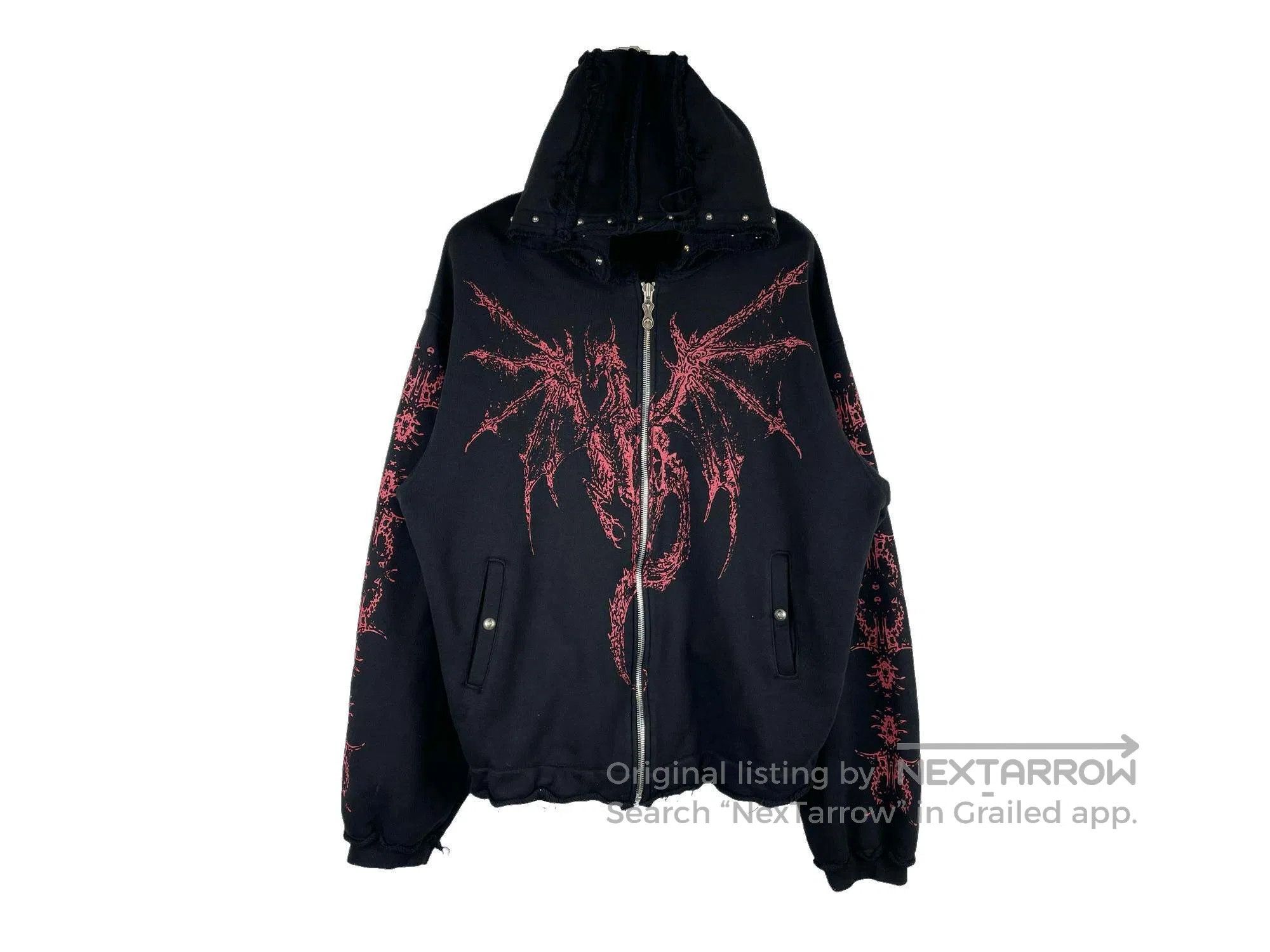 Japanese Brand × Streetwear × Thug Club gladiator zip hoodie thug