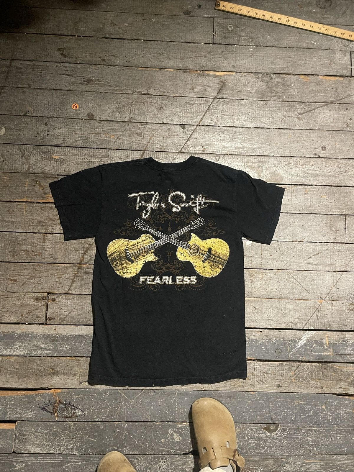Band Tees × Vintage 2007 Taylor Swift Fearless Album T Shirt Size S / US 4 / IT 40 - 3 Thumbnail