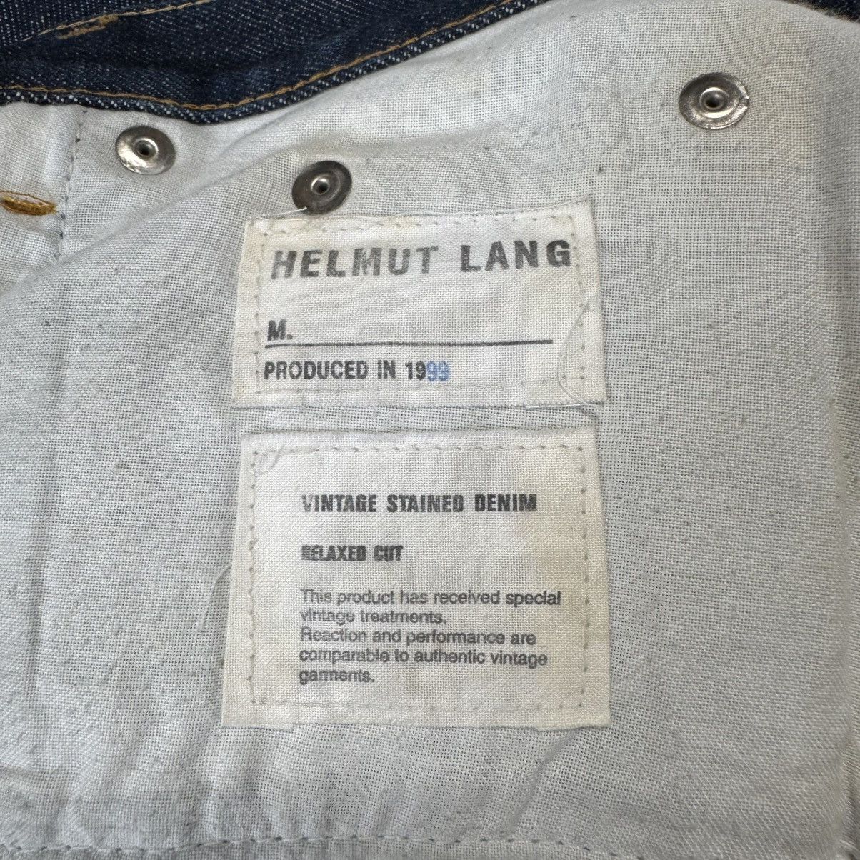 Helmut Lang Helmut Lang 1999 Relaxed Cut Vintage Stained Denim Size US 30 / EU 46 - 11 Thumbnail