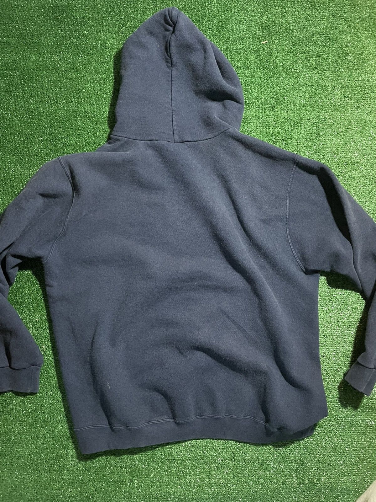 Nike × Vintage Vintage Nike 90s Center Swoosh Hoodie Size US XL / EU 56 / 4 - 5 Thumbnail
