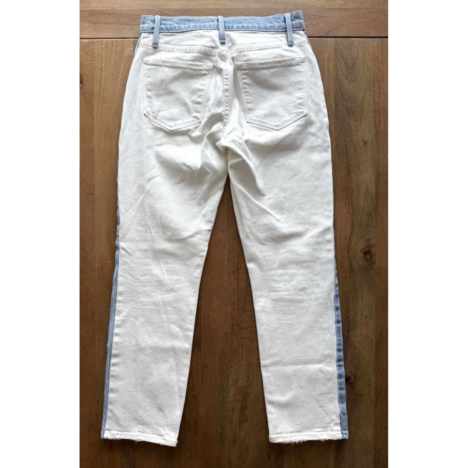 Frame FRAME Jeans Women's Regular Size 24 26x25 Le High Straight Denim 5-Pocket Bohemian City Multicolor Size 42" / US 20 - 2 Thumbnail