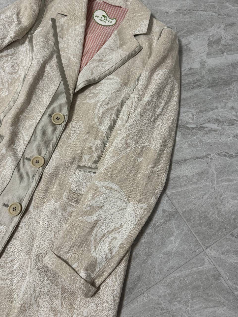 Etro Etro Linen Coat Size S / US 4 / IT 40 - 7 Thumbnail