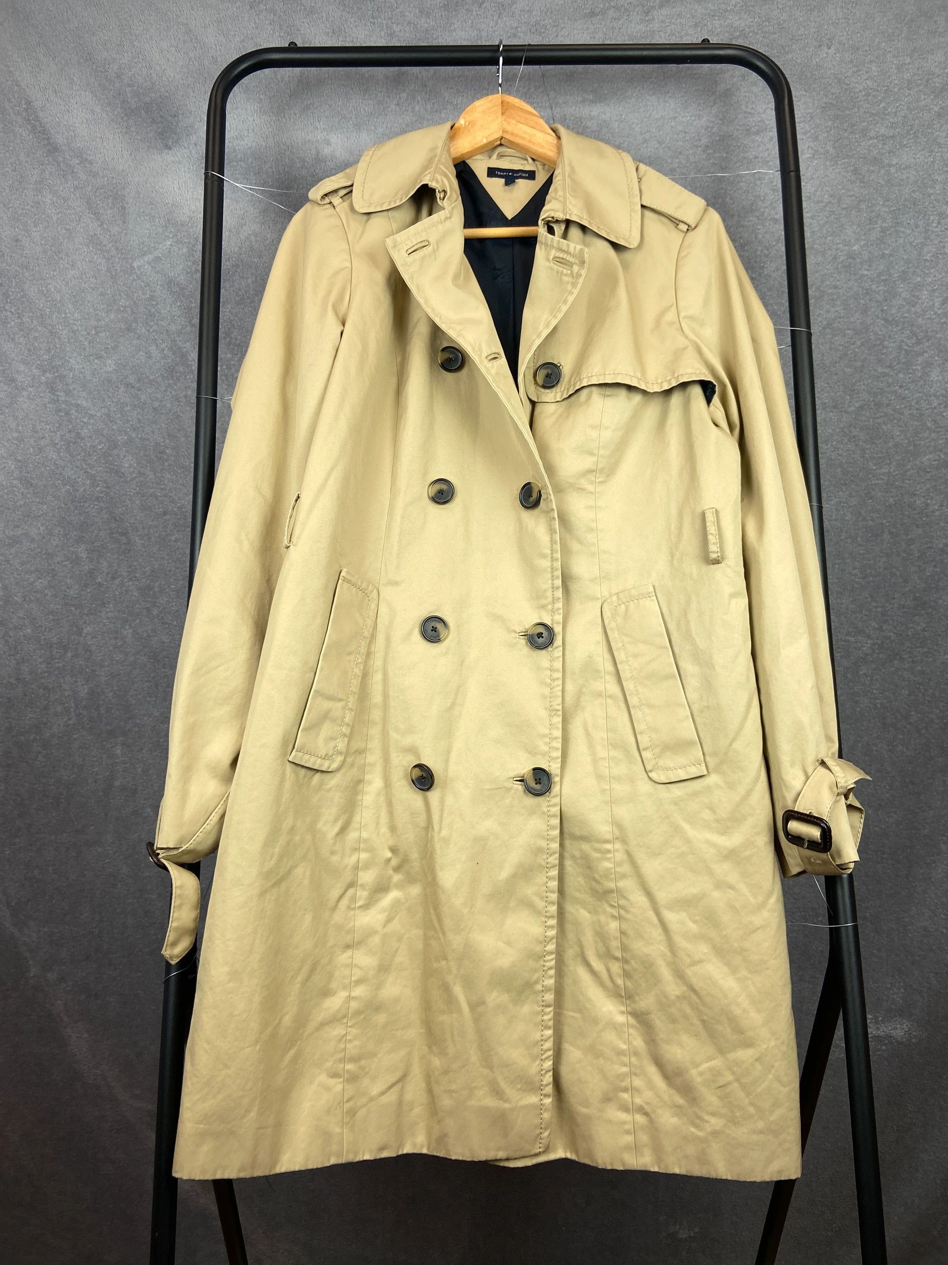 Tommy Hilfiger Tommy Hilfiger Beige Trench Coat L Size L / US 10 / IT 46 - 1 Thumbnail