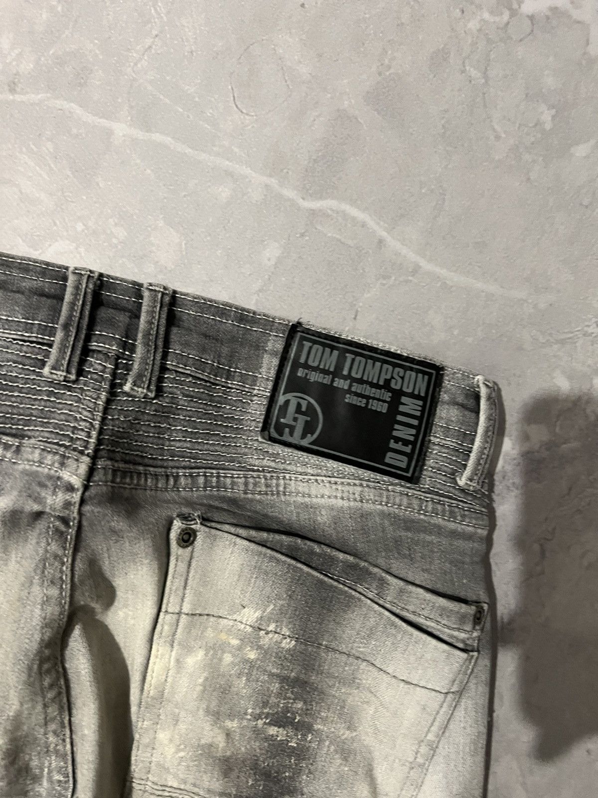 Japanese Brand Destroyed Slim Distressed Vibe / Japan Grunge Archive Y2K Size US 30 / EU 46 - 8 Thumbnail