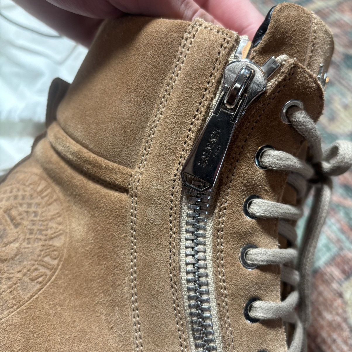 Balmain Balmain Suede Combat Ranger Boots Size US 9 / EU 42 - 6 Thumbnail