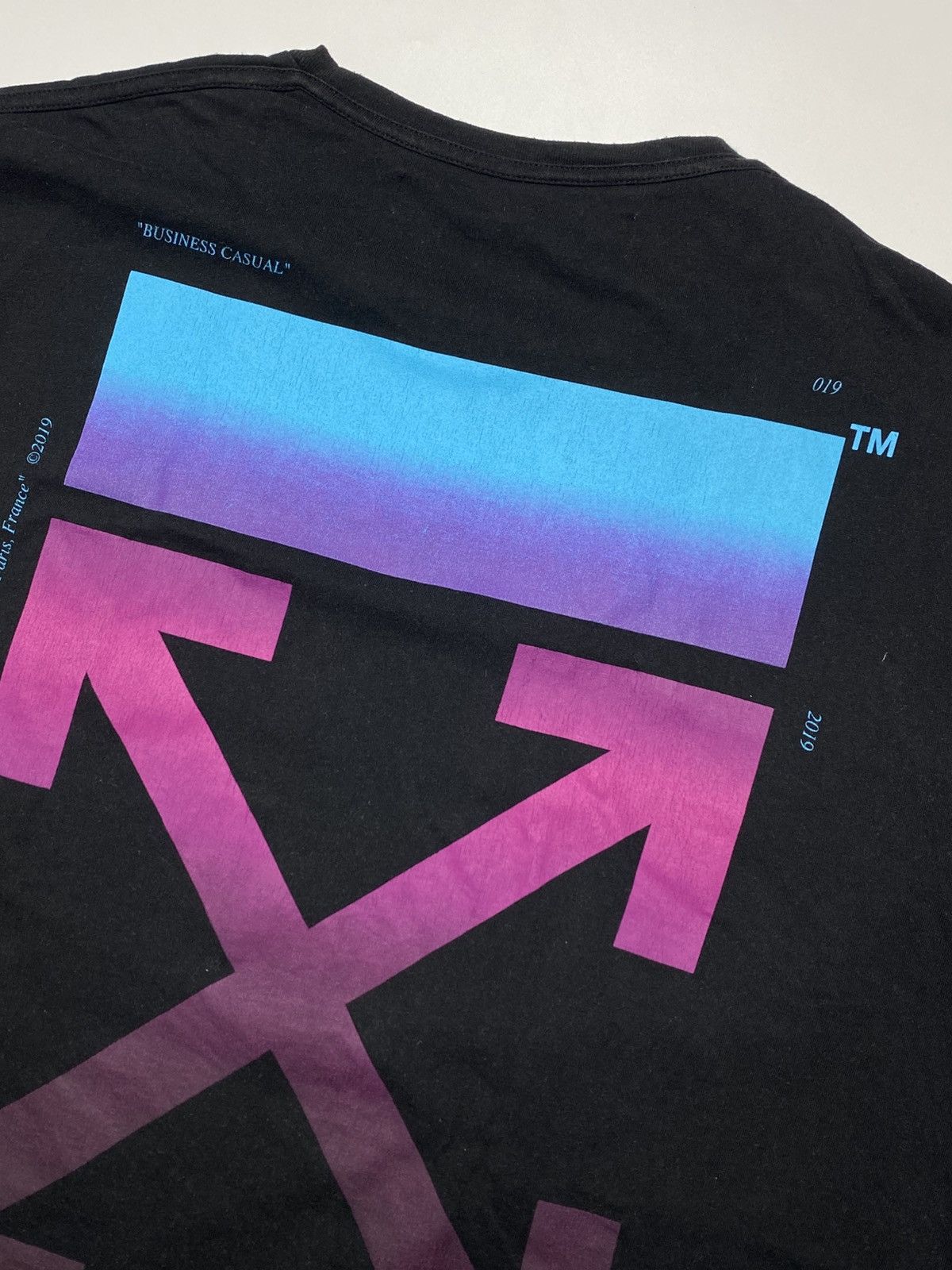 Off-White Off-White S/S18 Gradient Arrow T-Shirt Size US M / EU 48-50 / 2 - 3 Thumbnail