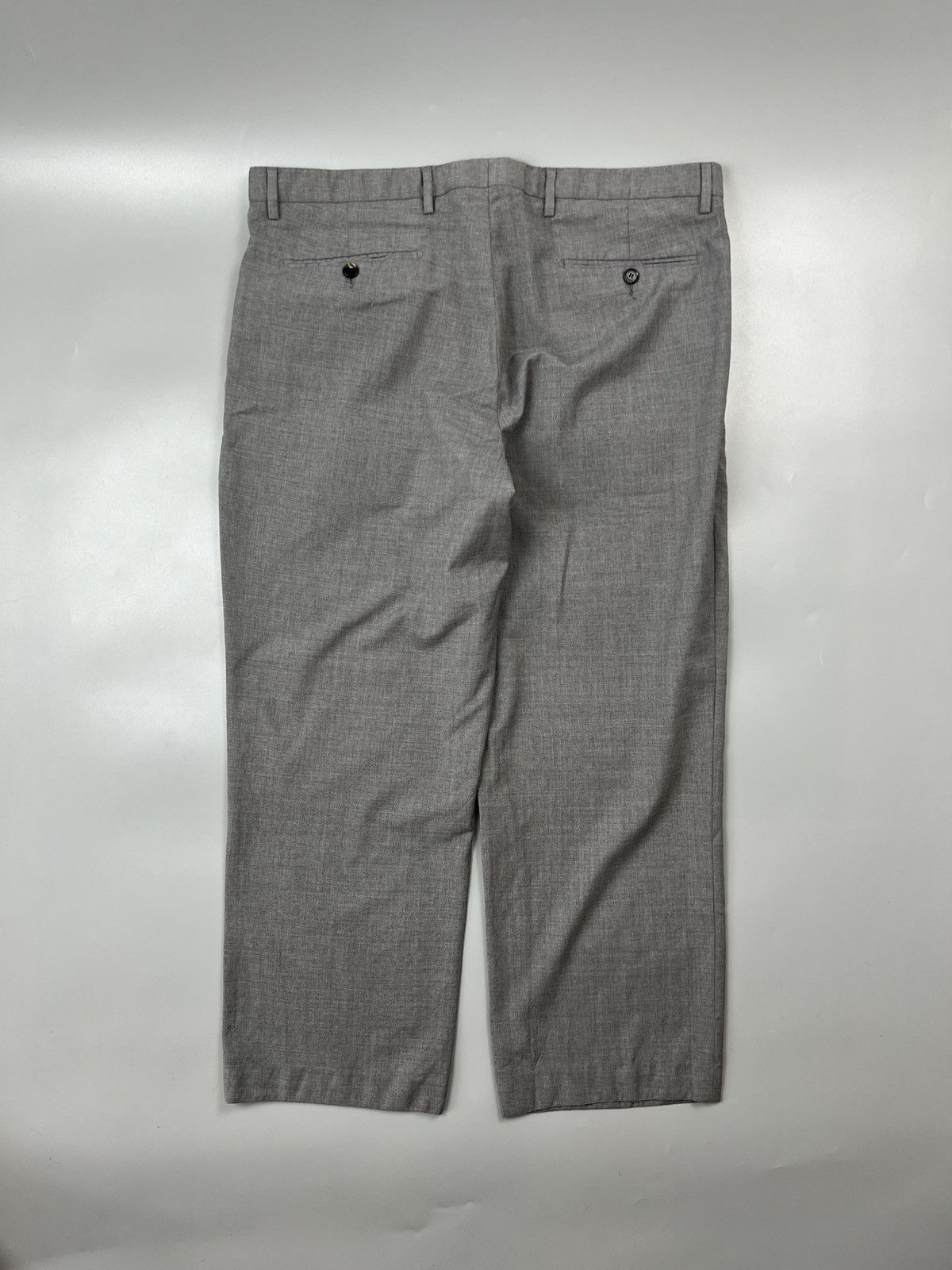 Burberry Burberry London Gray Wool Trousers (Y0530) Size US 40 / EU 56 - 11 Thumbnail