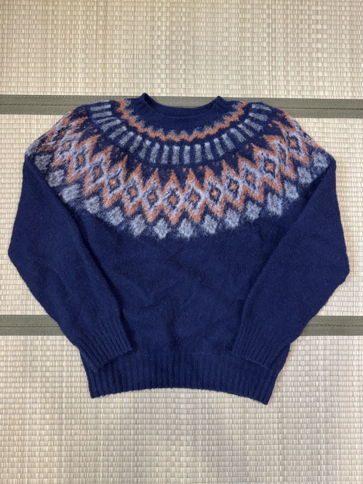 Howlin' Howlin Fair Isle Wool Sweater Size US M / EU 48-50 / 2 - 1 Thumbnail