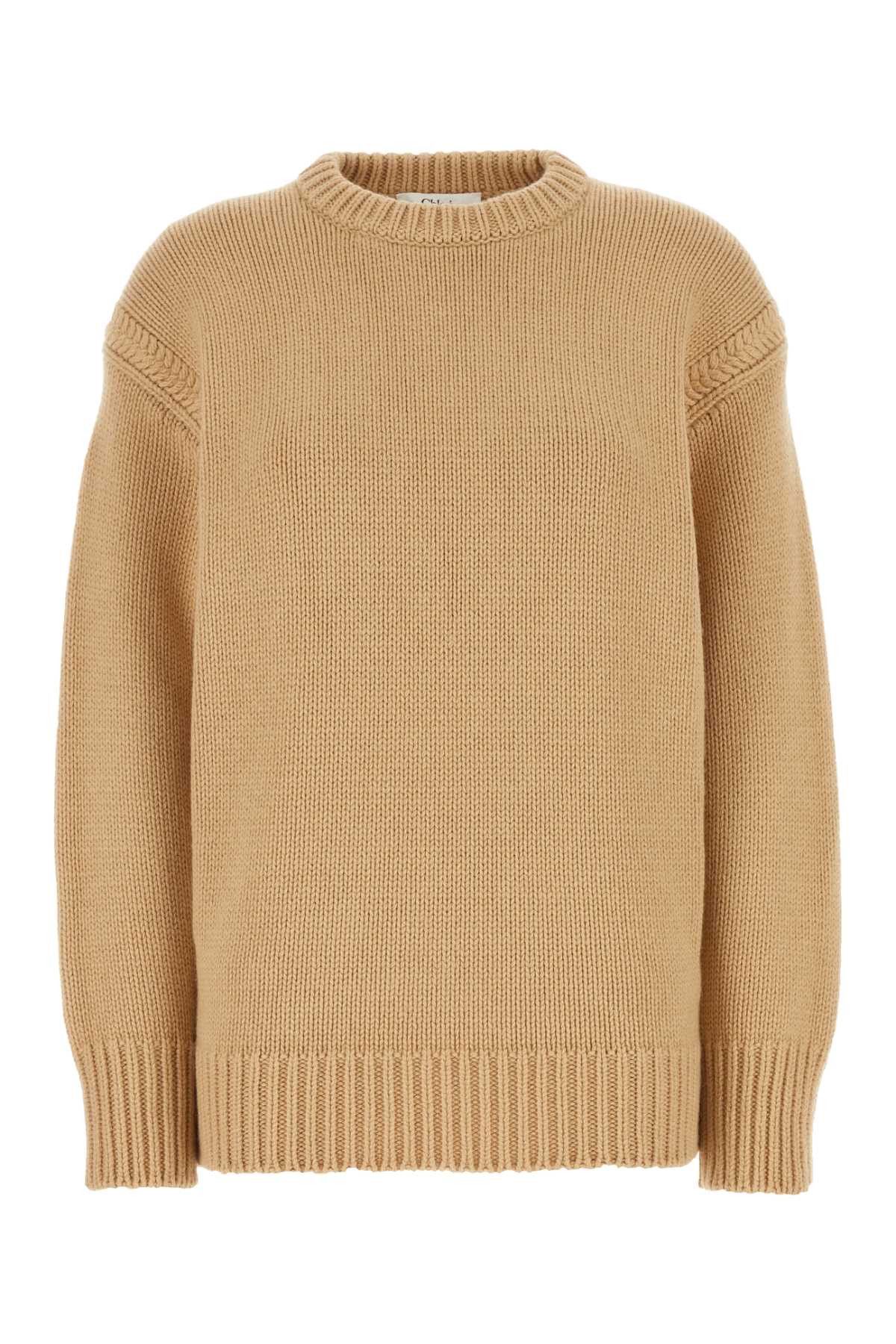 Chloe Skin Pink Cashmere Blend Oversize Sweater Size XS / US 0-2 / IT 36-38 - 1 Thumbnail
