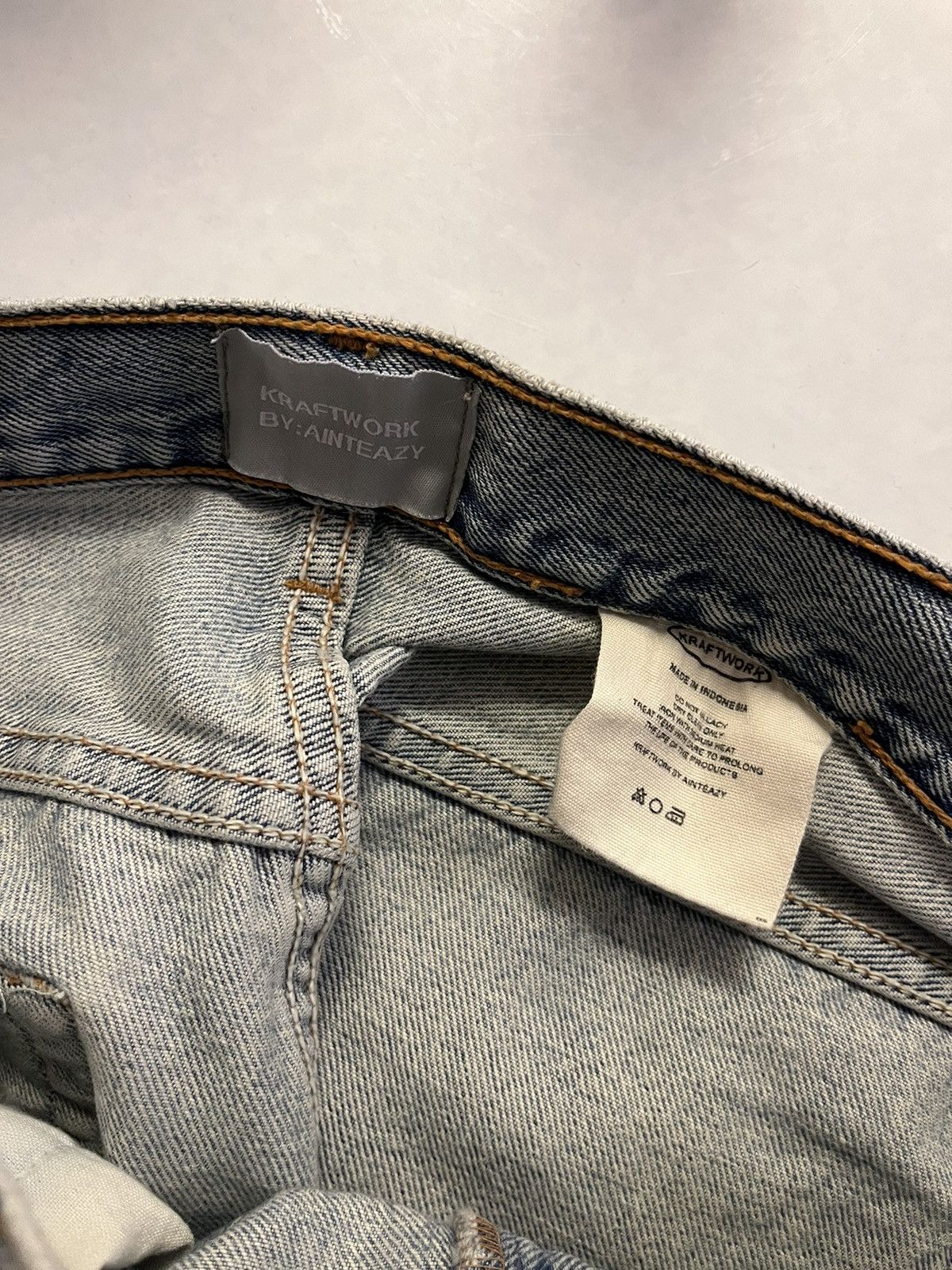 Vintage Kraftwork rework vintage levis flared denim Size US 32 / EU 48 - 8 Thumbnail