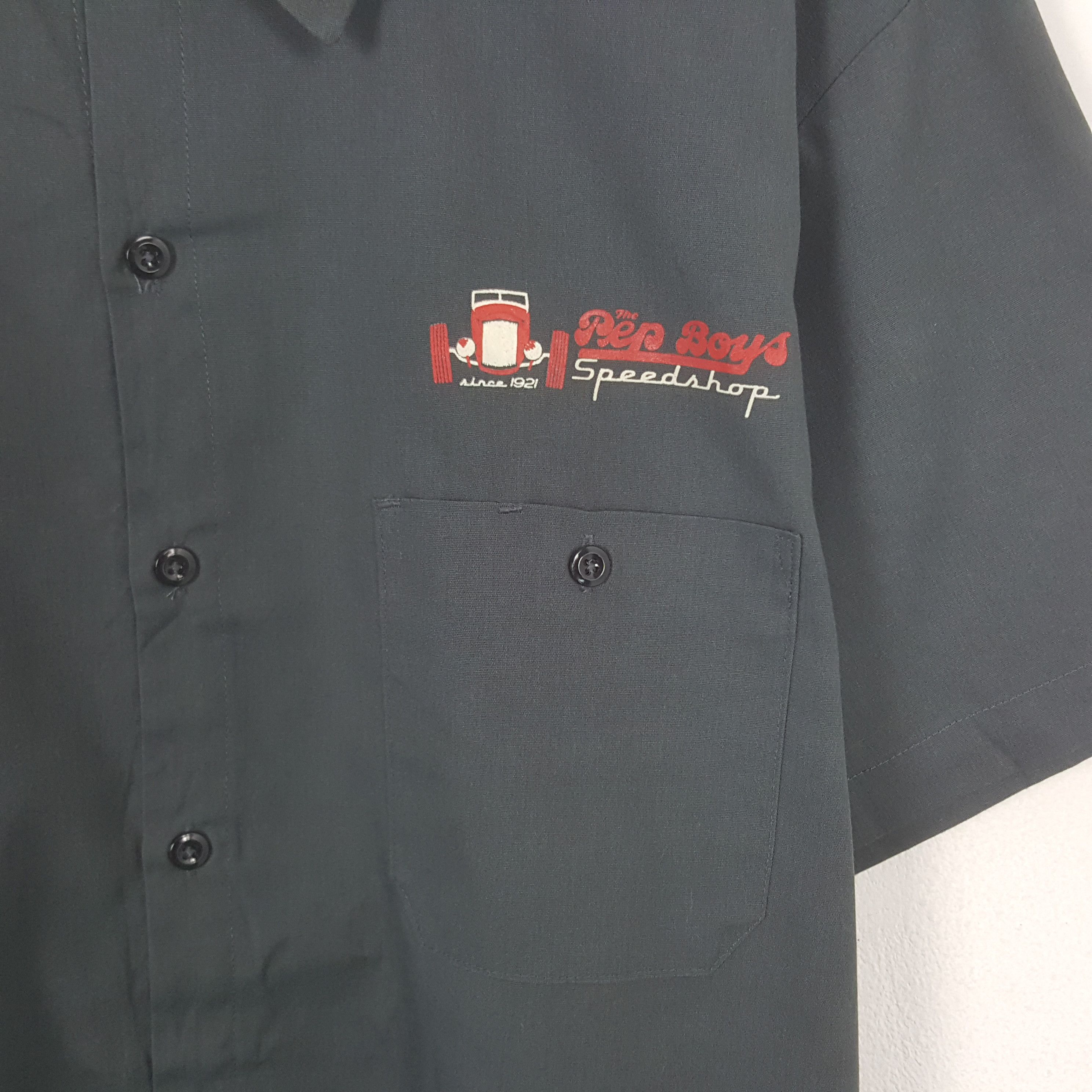 Dickies Vintage Dickies The Pep Boys Worker Button Up Shirt Size US XXL / EU 58 / 5 - 4 Thumbnail